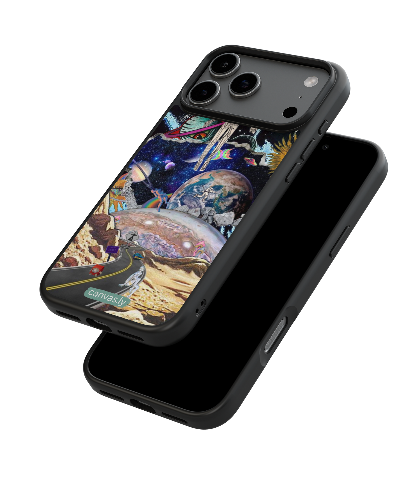 Canvasly Unbreakable Glass Case | Aesthetic Case - F002