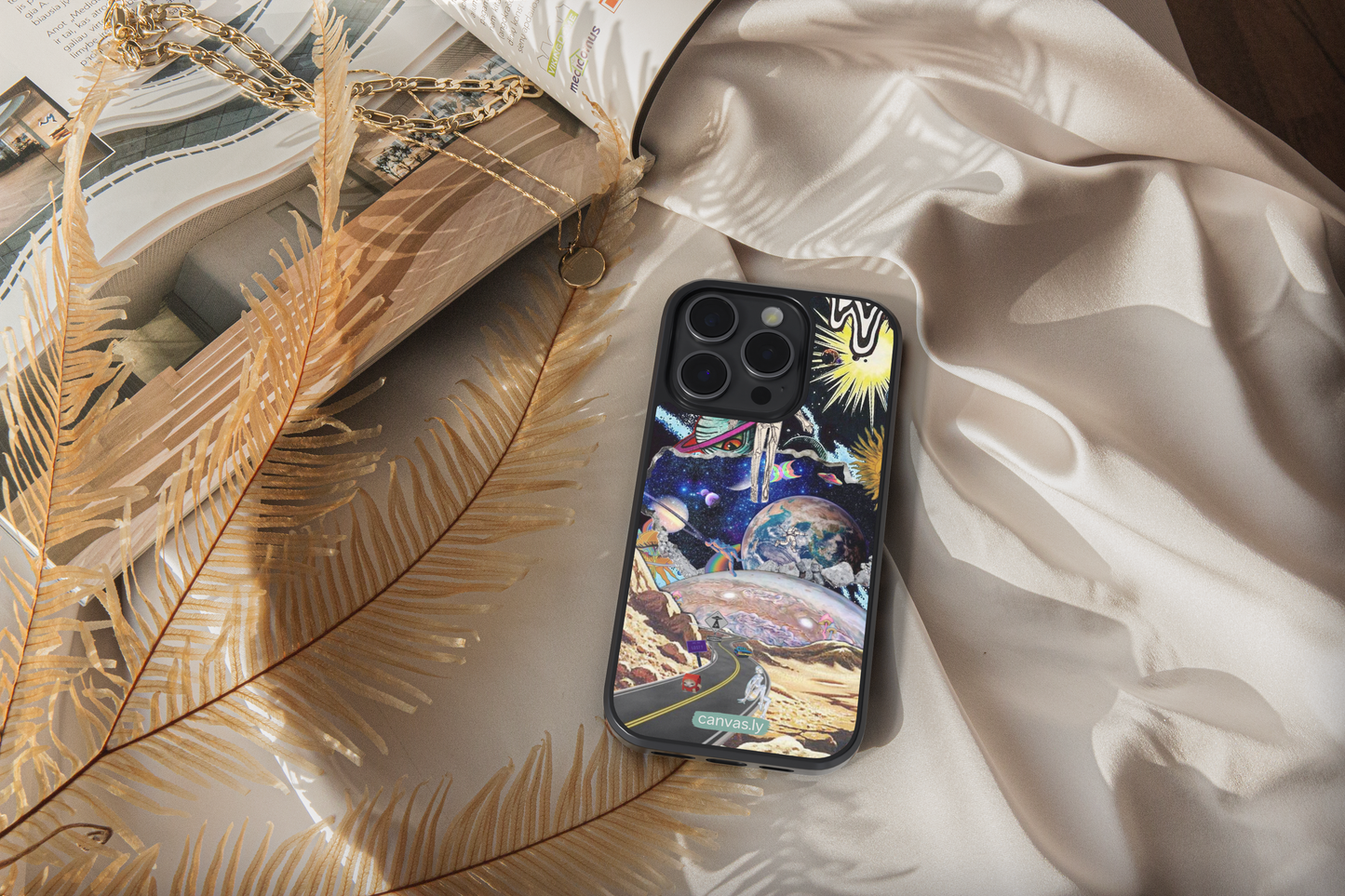 Canvasly Unbreakable Glass Case | Aesthetic Case - F002