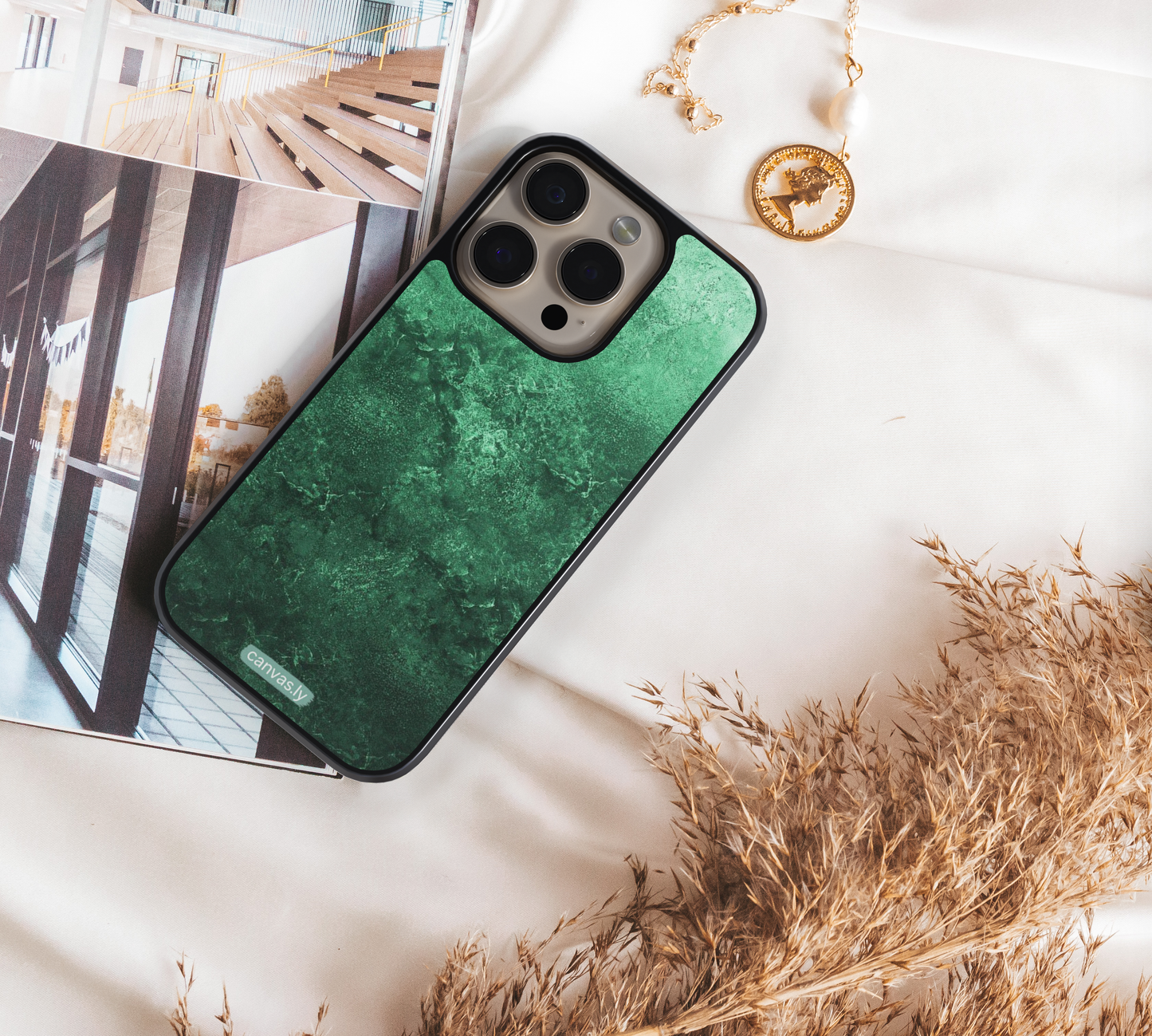Canvasly Unbreakable Glass Case | Aesthetic Case - F001