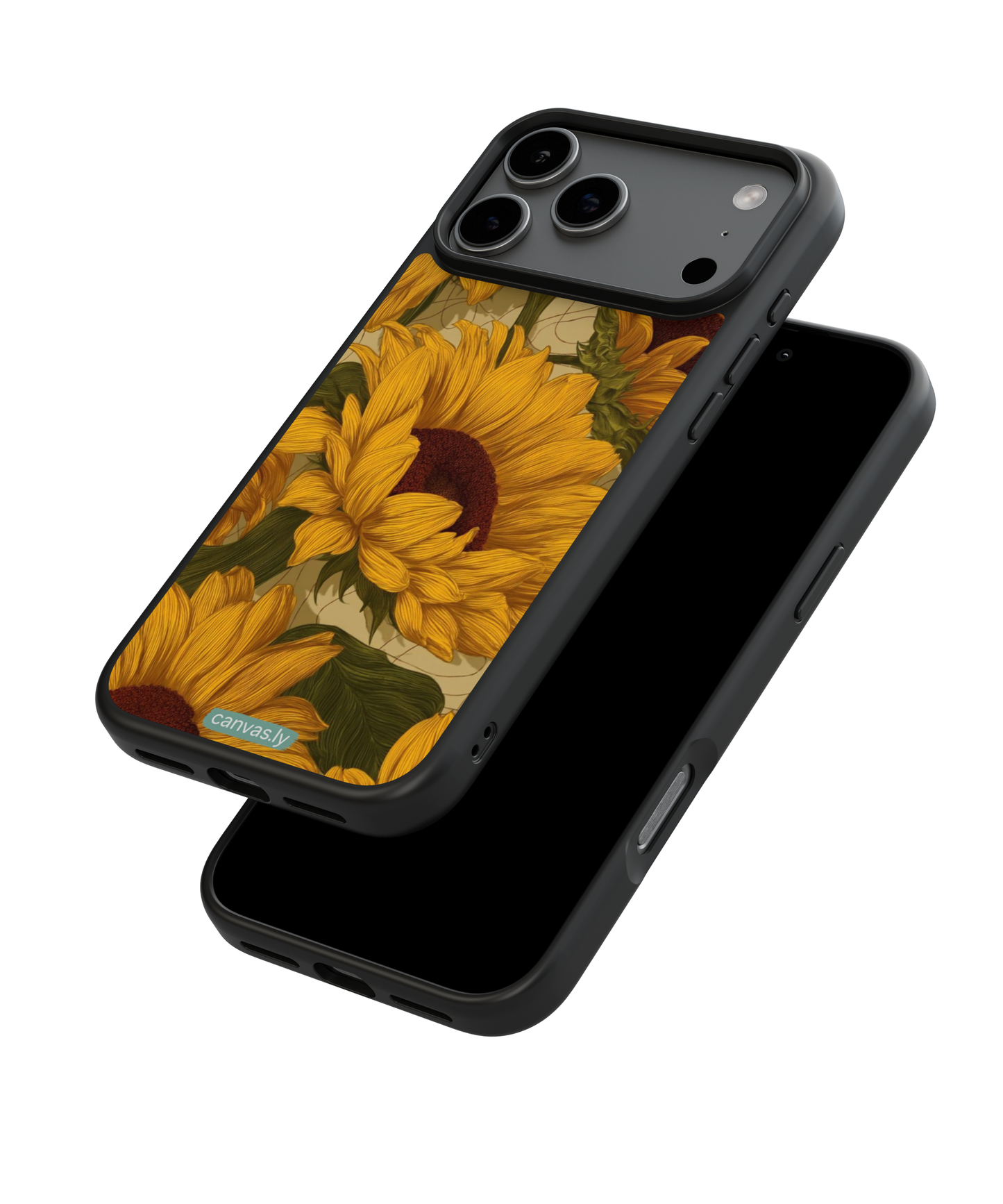 Canvasly Unbreakable Glass Case | Floral Case - A001