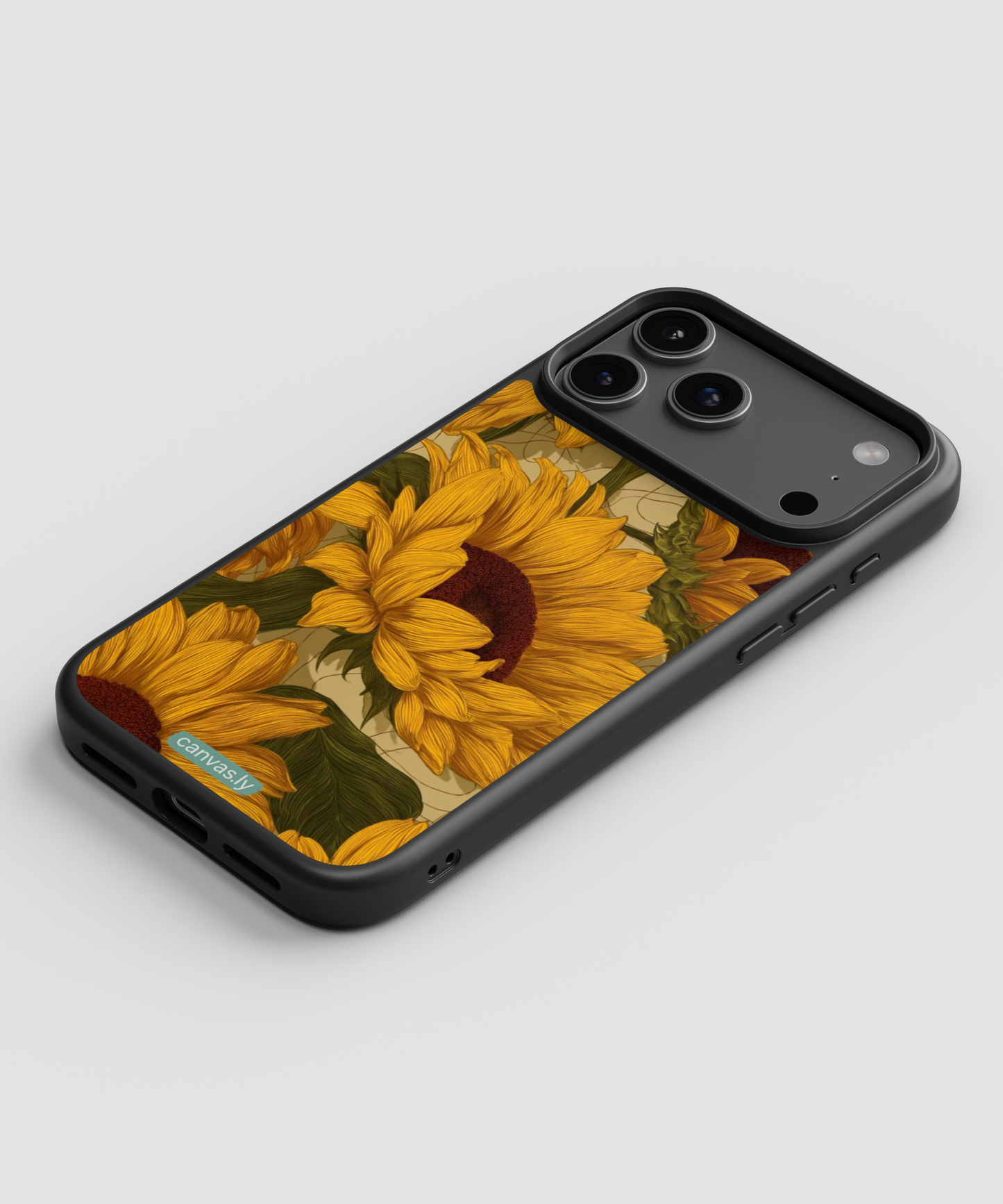 Canvasly Unbreakable Glass Case | Floral Case - A001