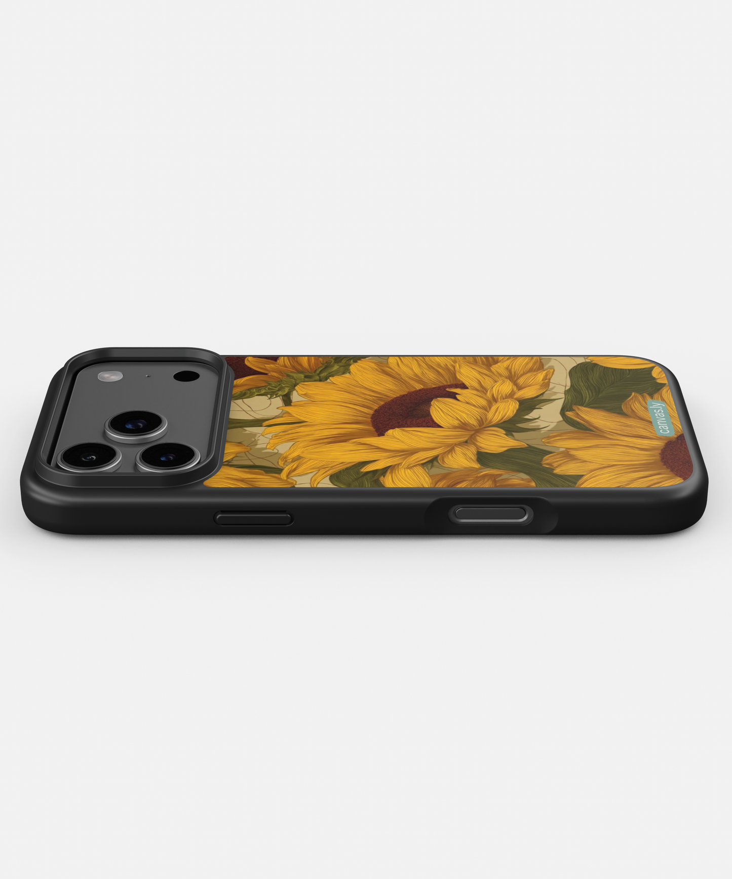 Canvasly Unbreakable Glass Case | Floral Case - A001