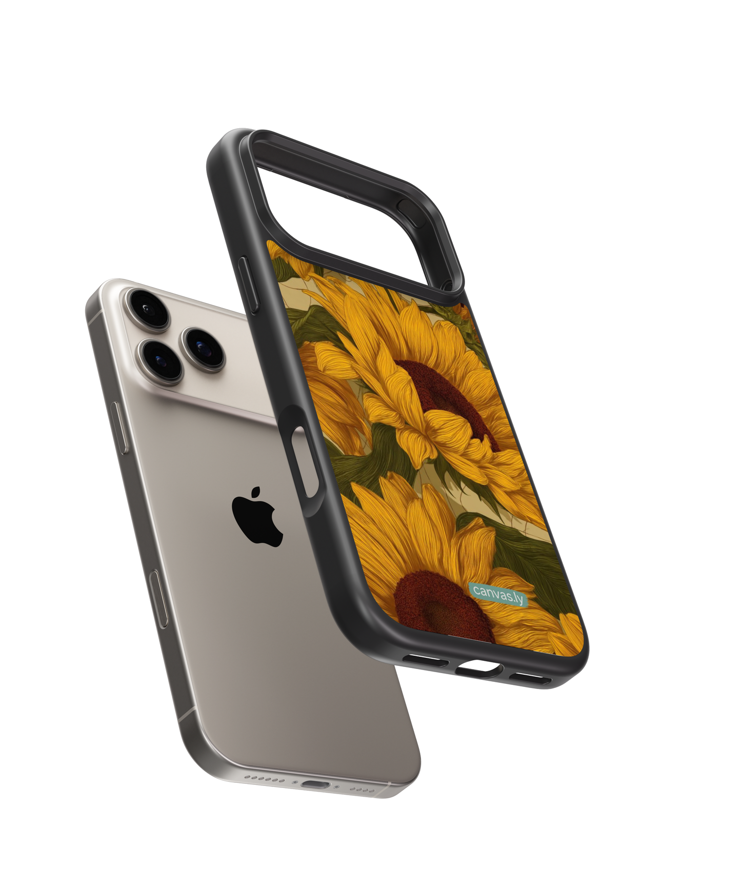 Canvasly Unbreakable Glass Case | Floral Case - A001