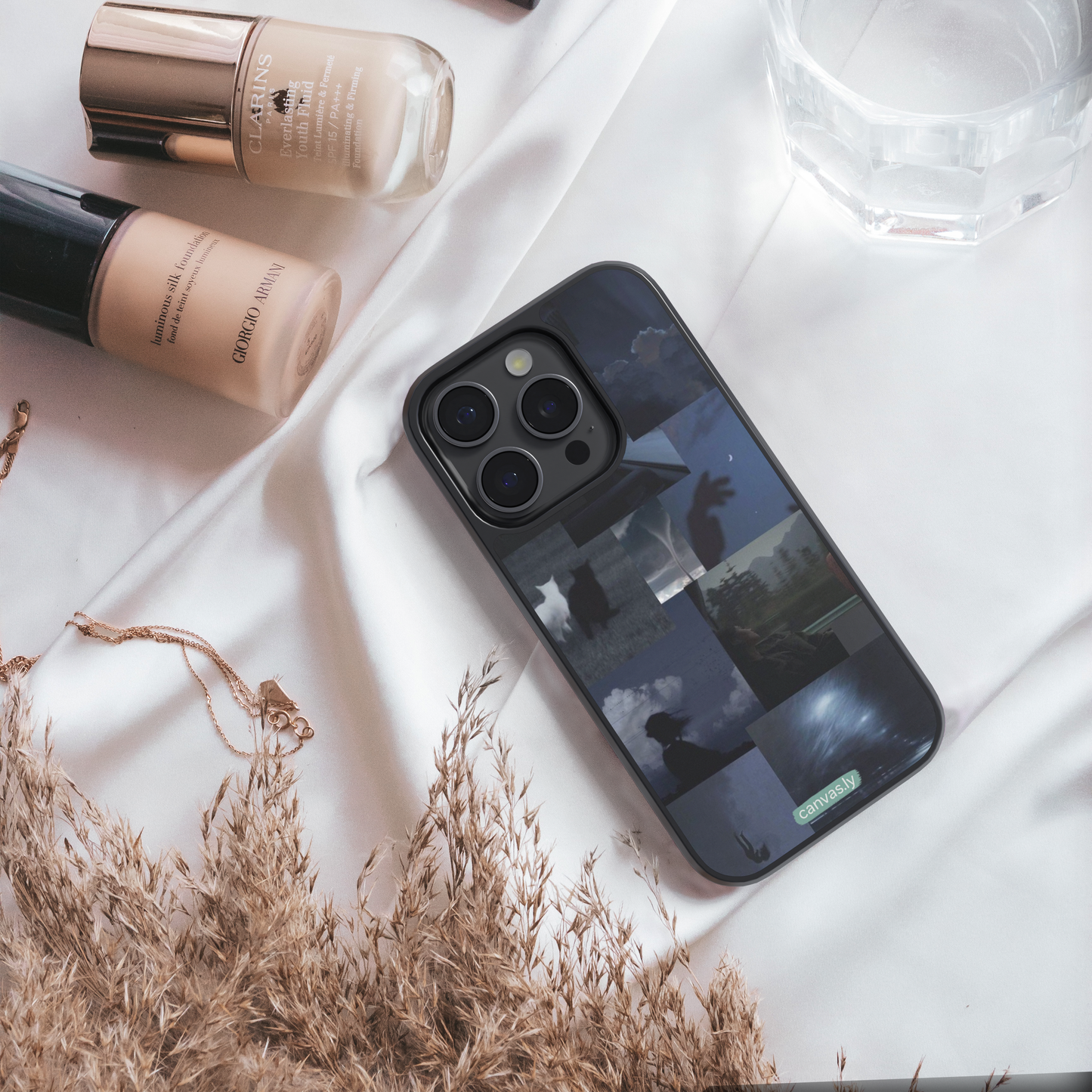 Canvasly Unbreakable Glass Case | Aesthetic Case - F008