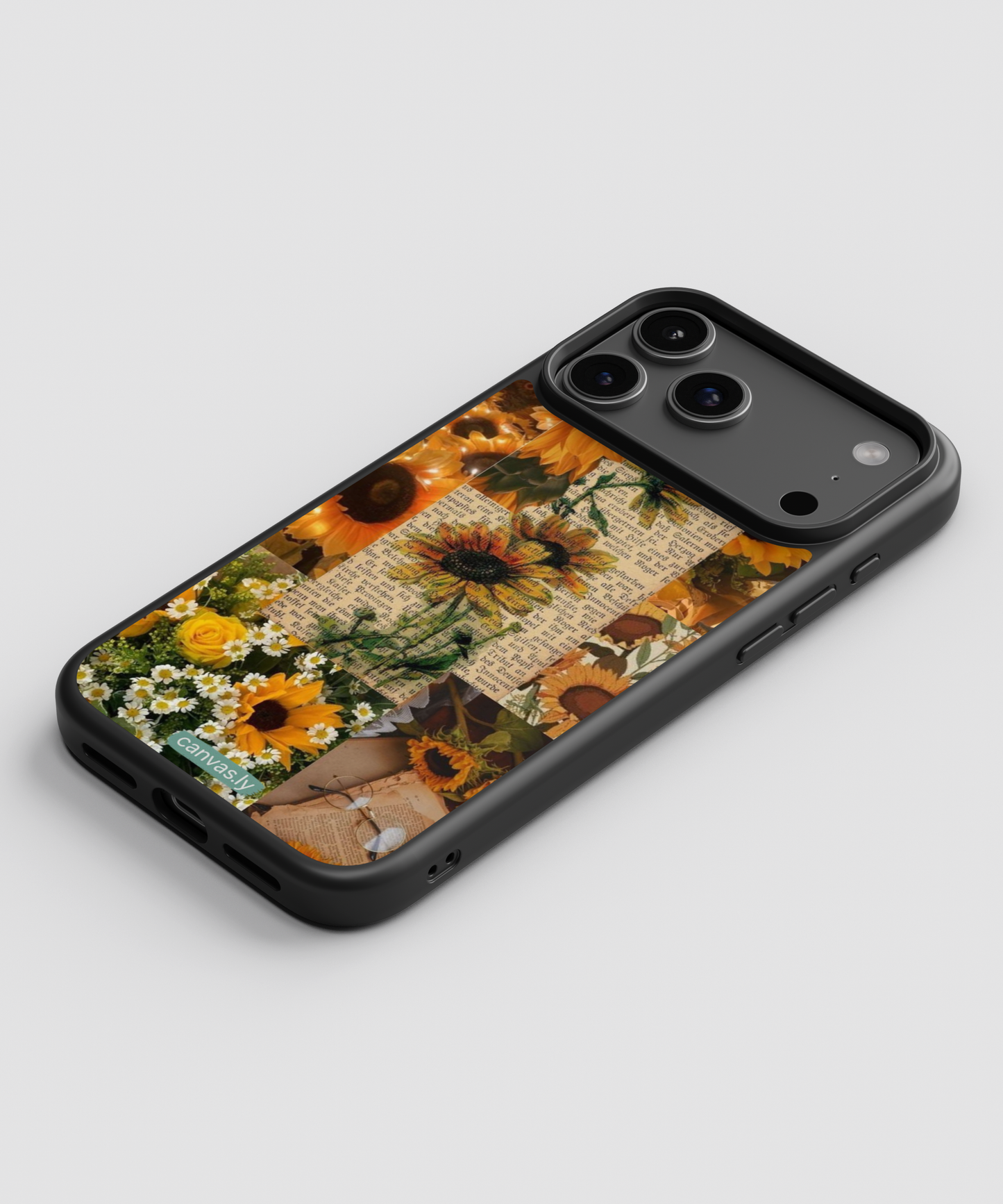 Canvasly Unbreakable Glass Case | Floral Case - A002
