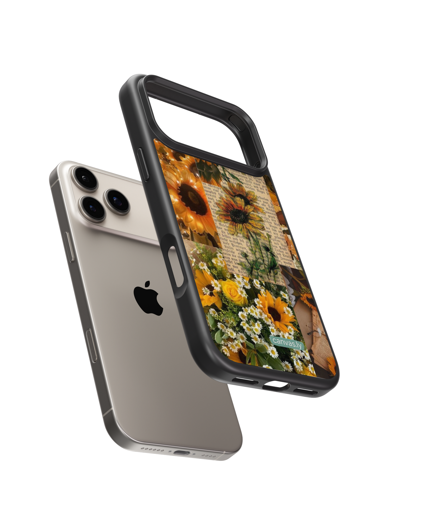 Canvasly Unbreakable Glass Case | Floral Case - A002