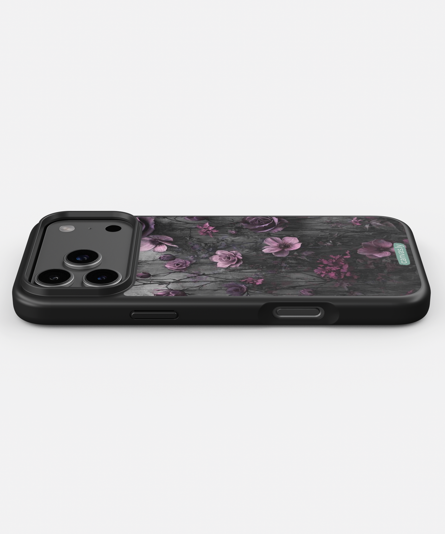 Canvasly Unbreakable Glass Case | Floral Case - A003