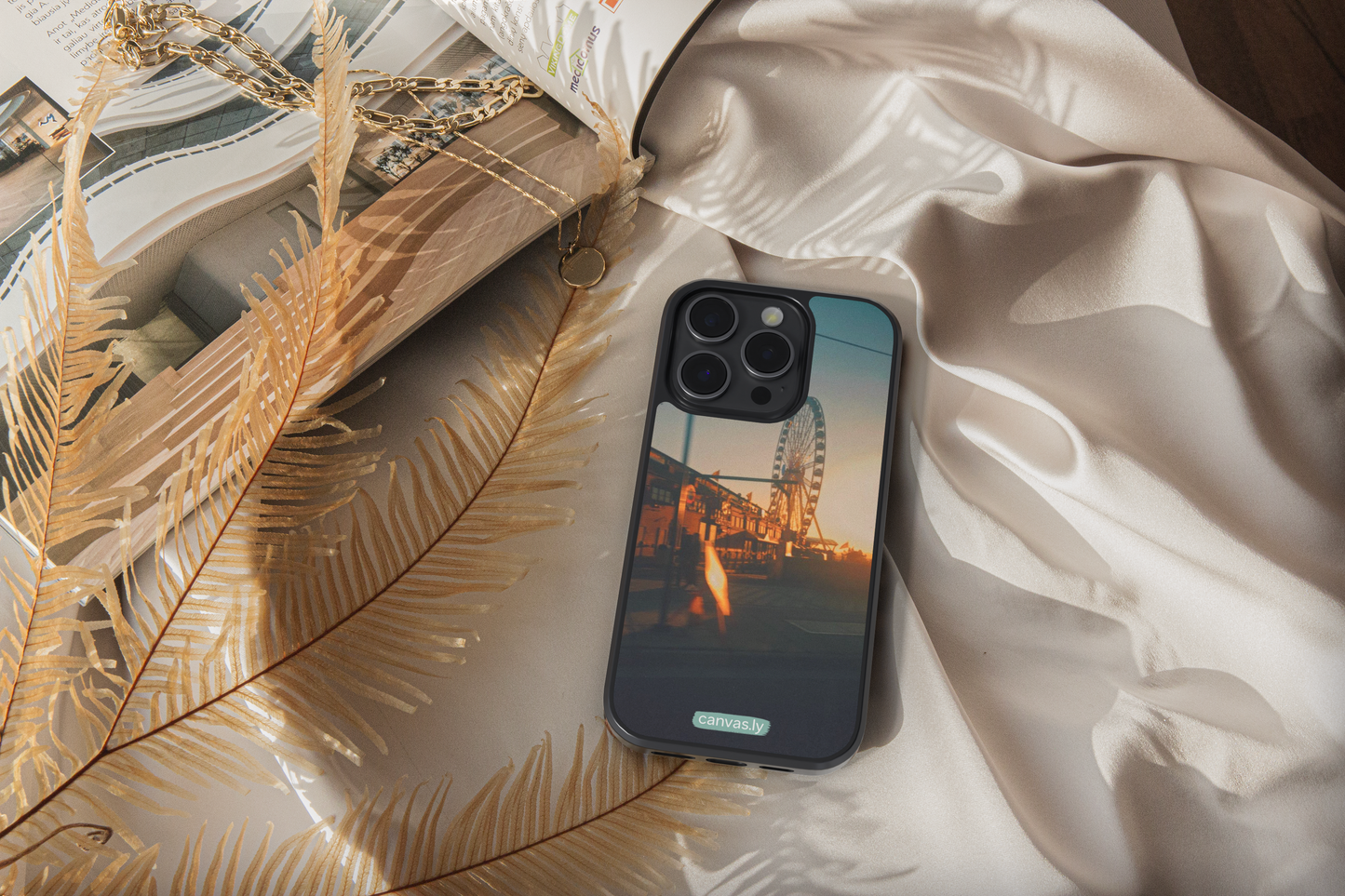 Canvasly Unbreakable Glass Case | Aesthetic Case - F004