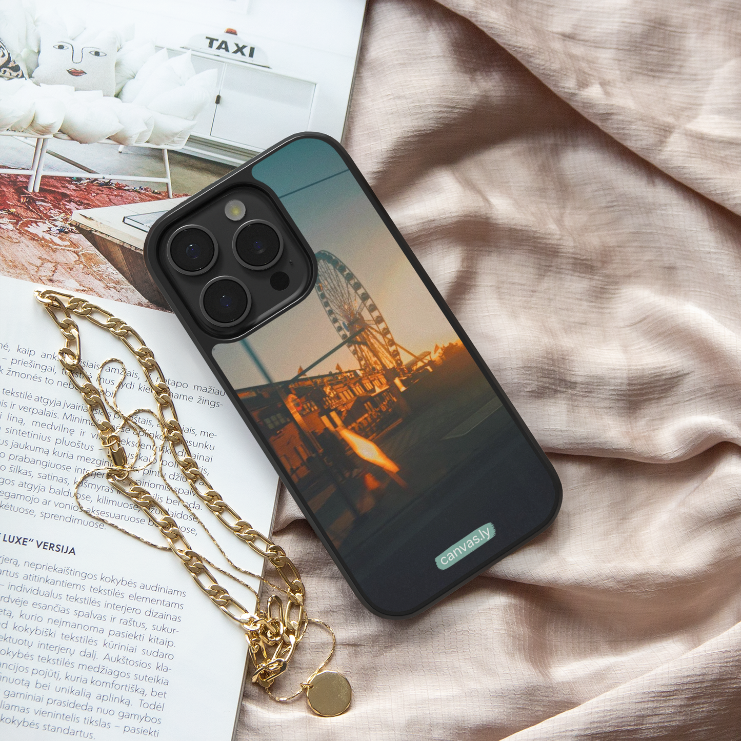 Canvasly Unbreakable Glass Case | Aesthetic Case - F004
