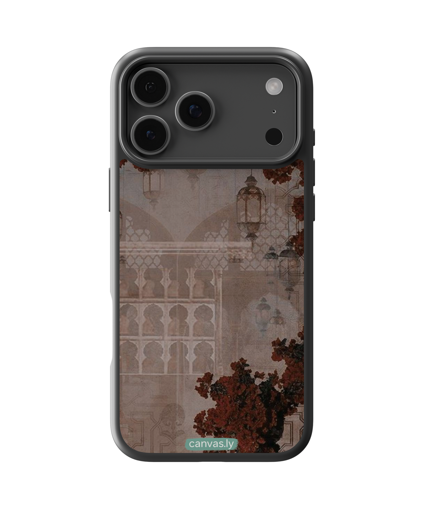 Canvasly Unbreakable Glass Case | Floral Case - A004
