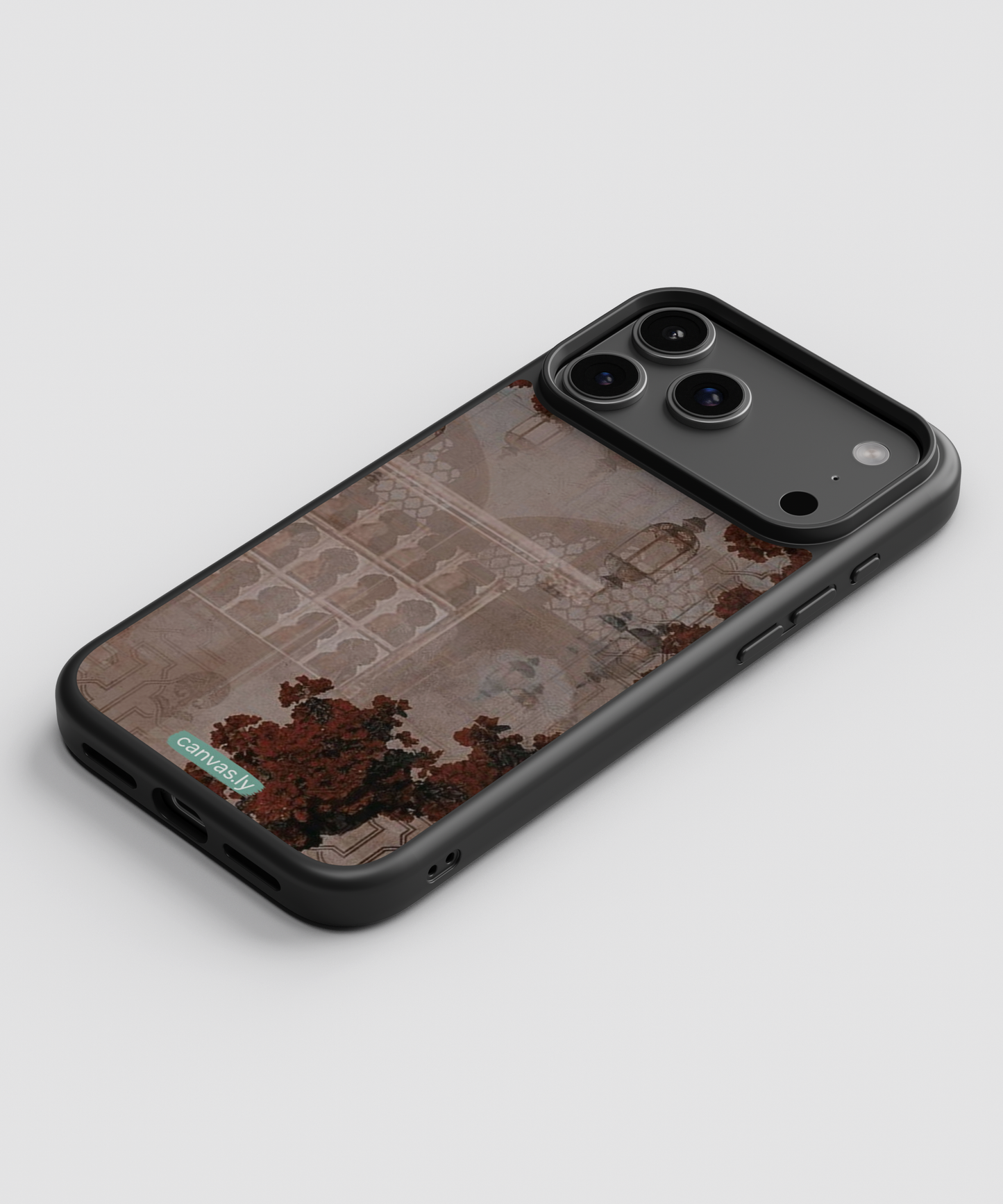 Canvasly Unbreakable Glass Case | Floral Case - A004