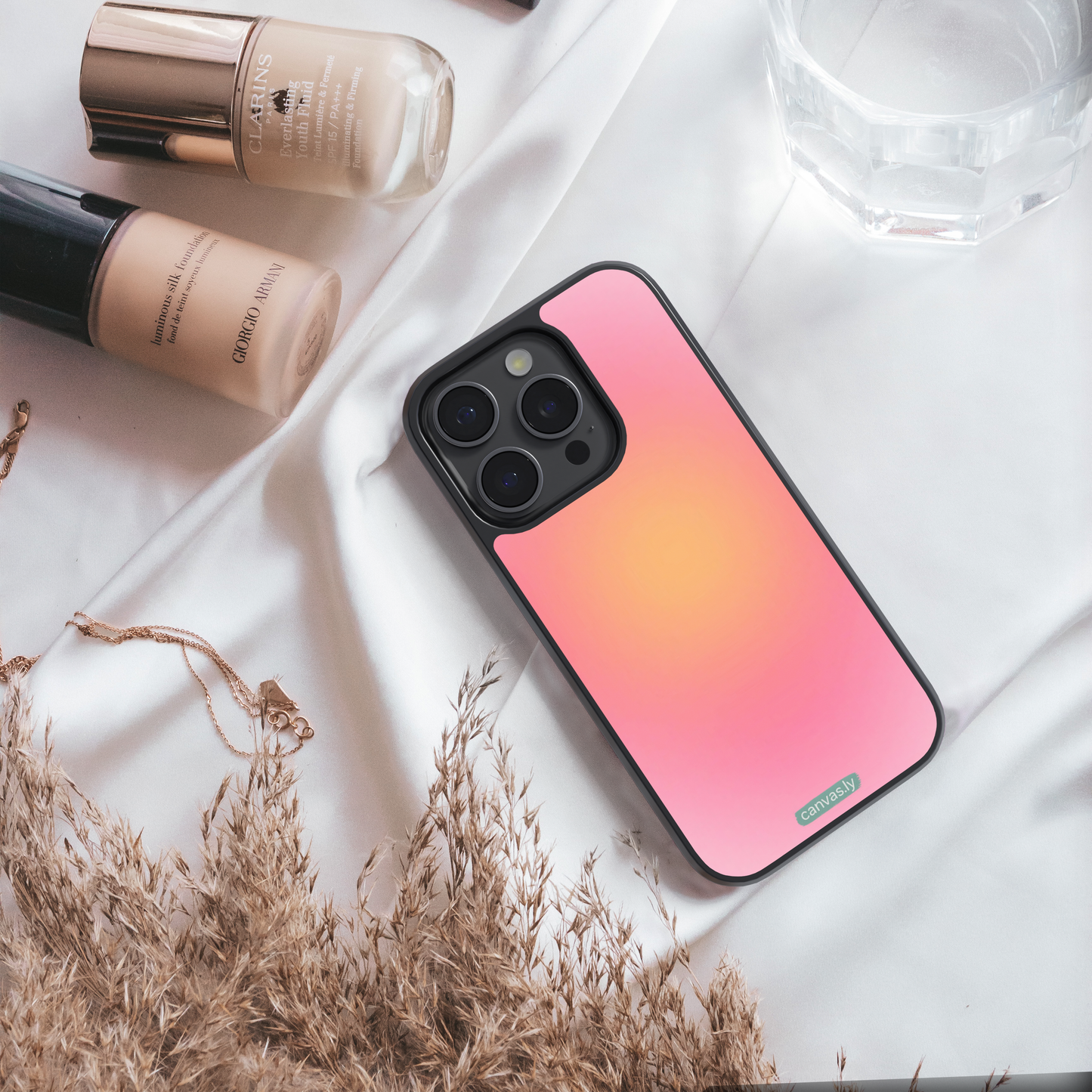 Canvasly Unbreakable Glass Case | Minimal Core Case - M004