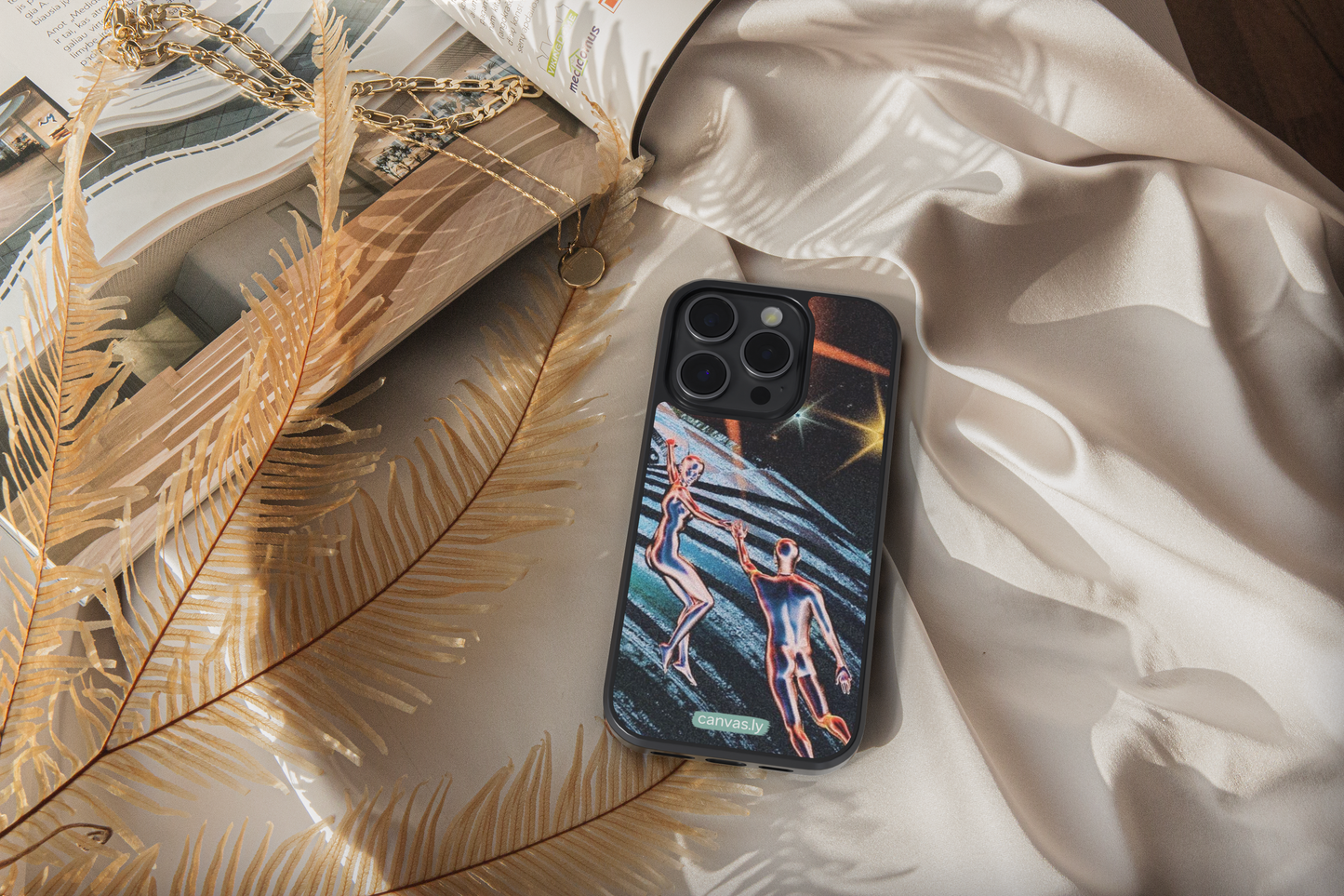 Canvasly Unbreakable Glass Case | Aesthetic Case - F020