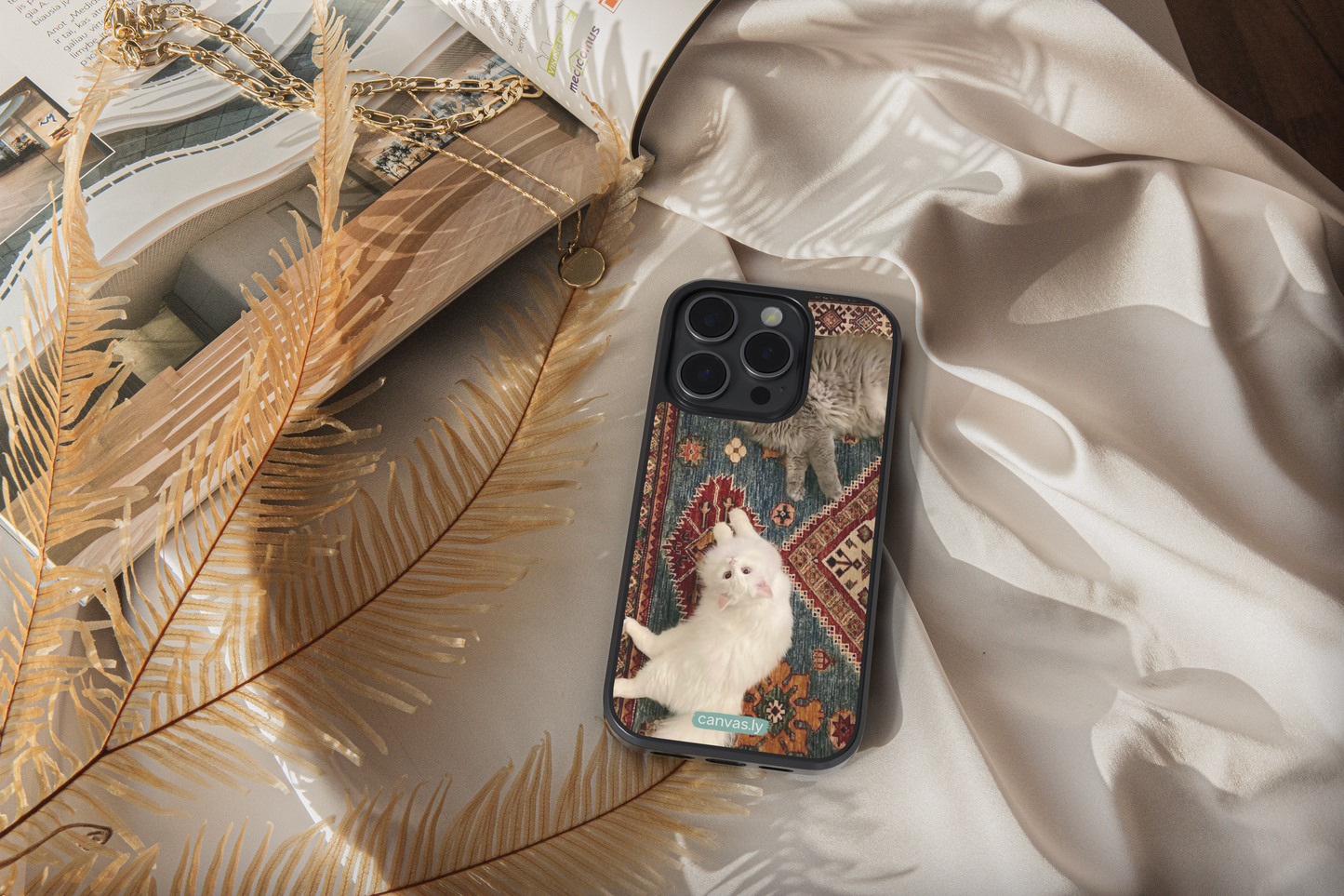 Canvasly Unbreakable Glass Case | Aesthetic Case - F005