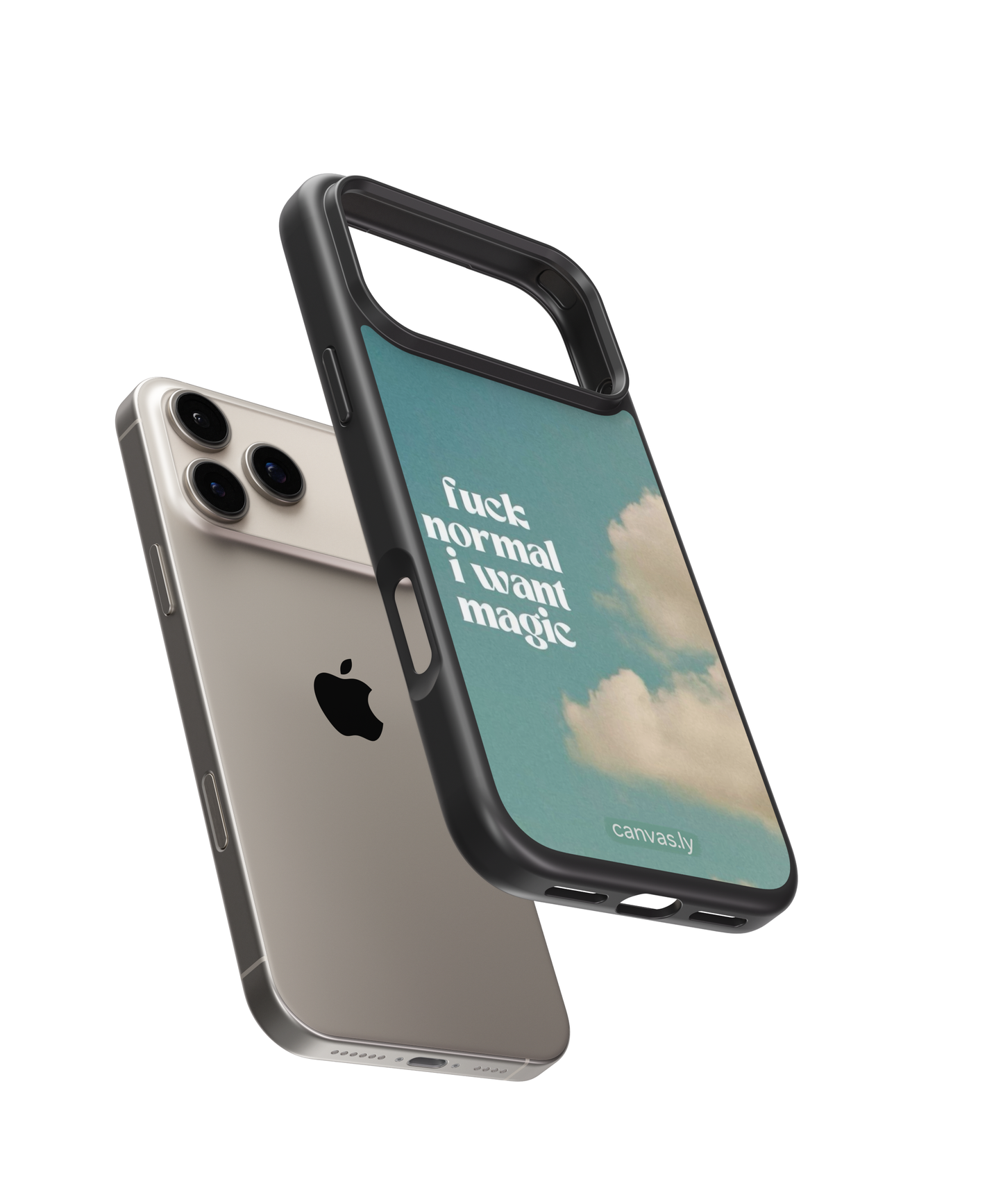 Canvasly Unbreakable Glass Case | Aesthetic Case - F007