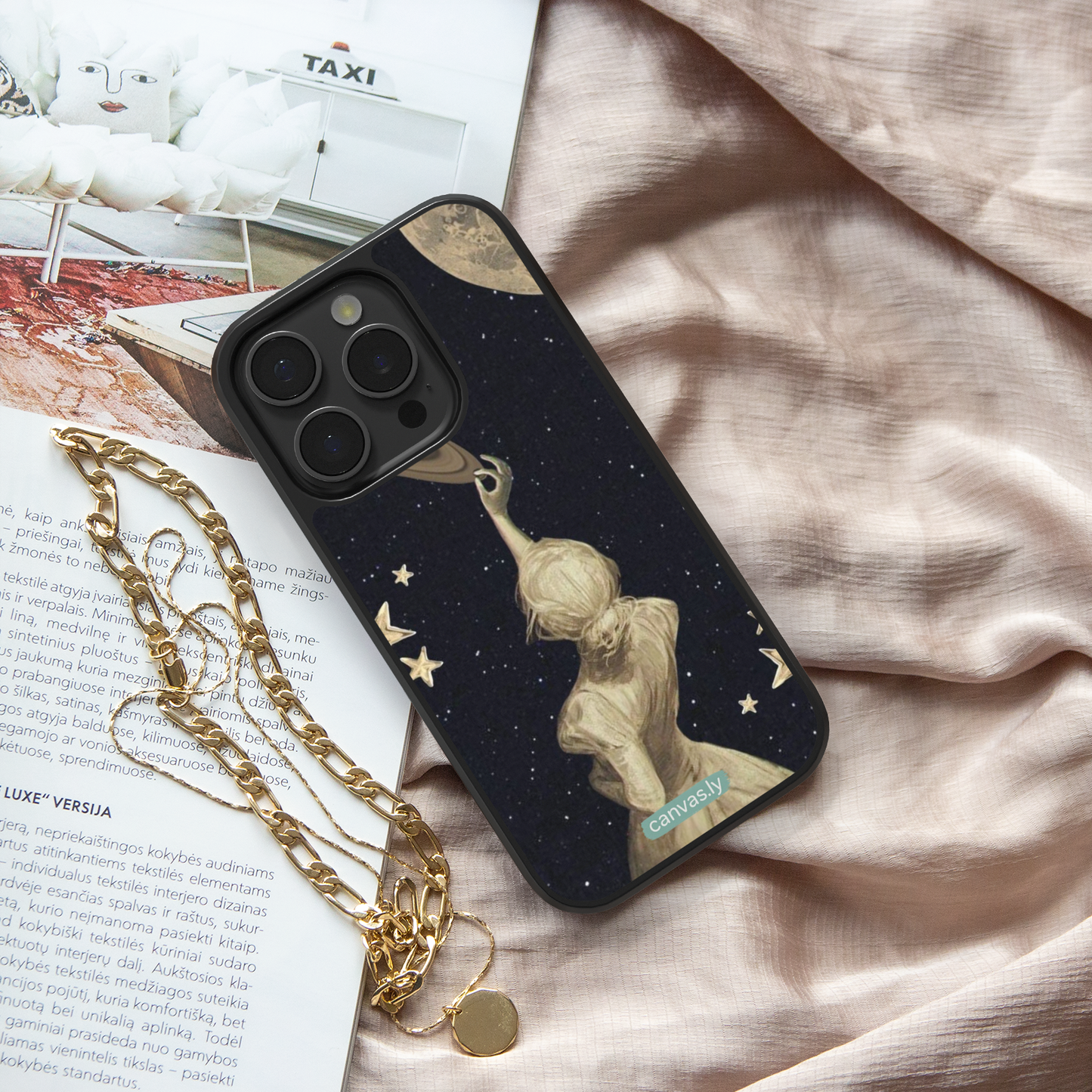 Canvasly Unbreakable Glass Case | Aesthetic Case - F006