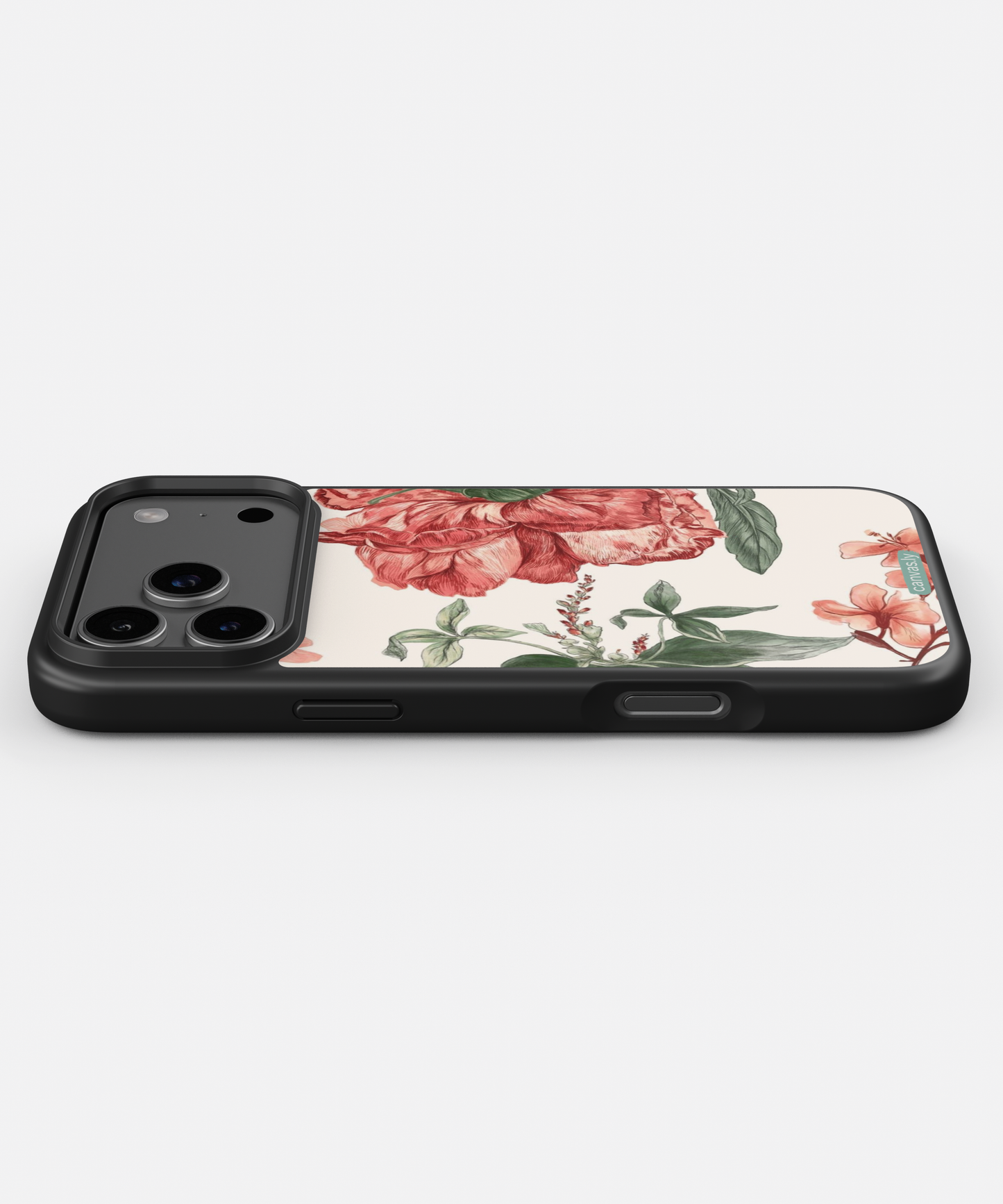 Canvasly Unbreakable Glass Case | Floral Case - A005