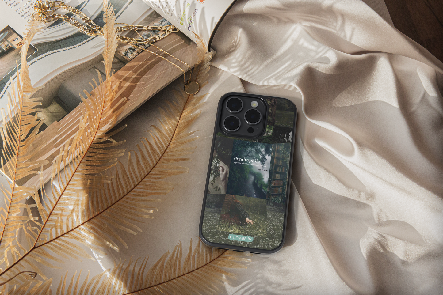 Canvasly Unbreakable Glass Case | Aesthetic Case - F003