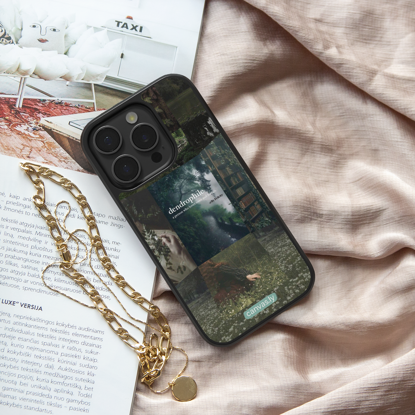 Canvasly Unbreakable Glass Case | Aesthetic Case - F003