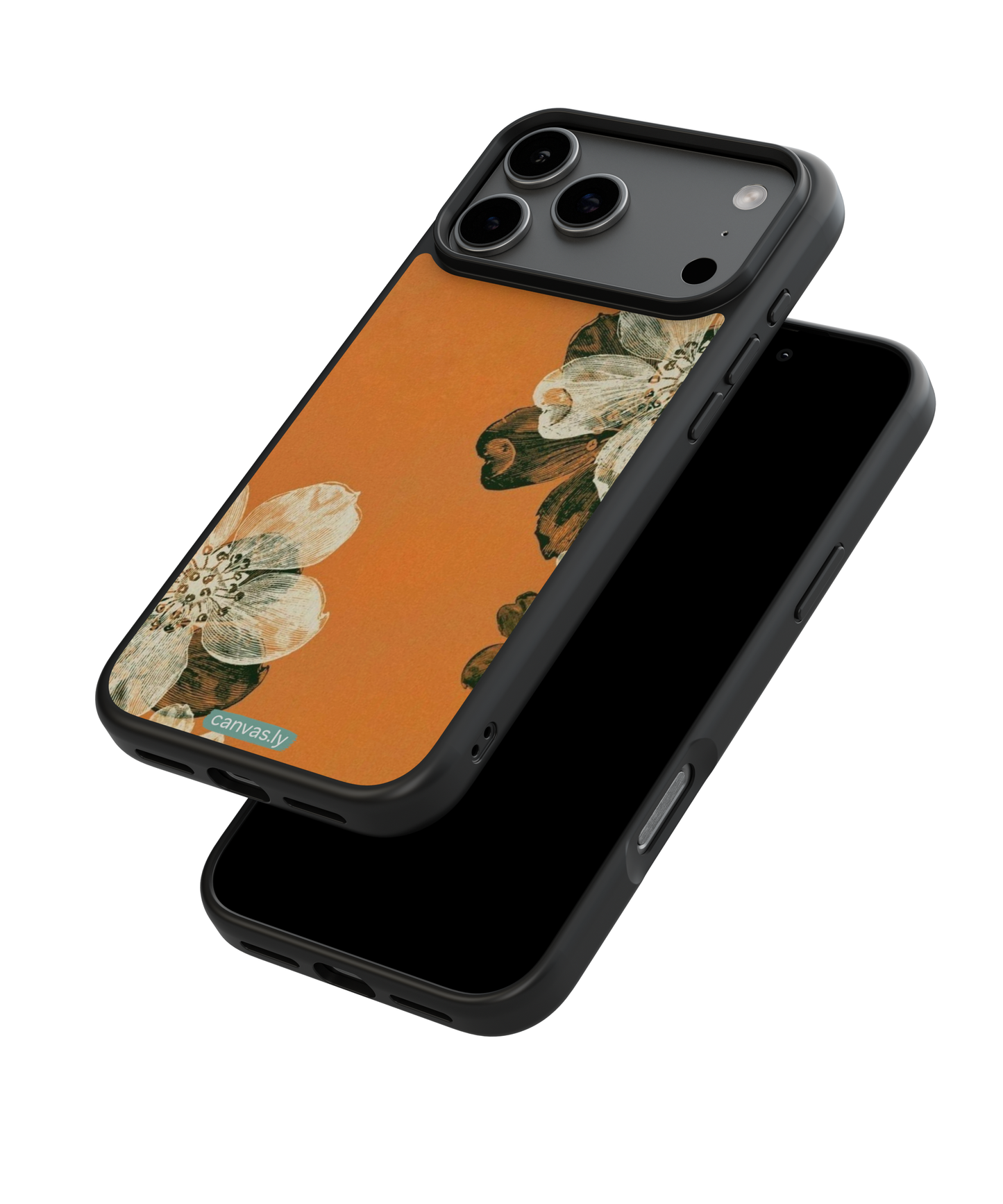 Canvasly Unbreakable Glass Case | Floral Case - A007