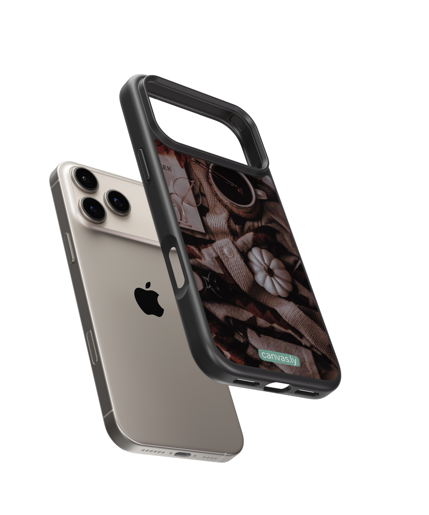 Canvasly Unbreakable Glass Case | Aesthetic Case - F009