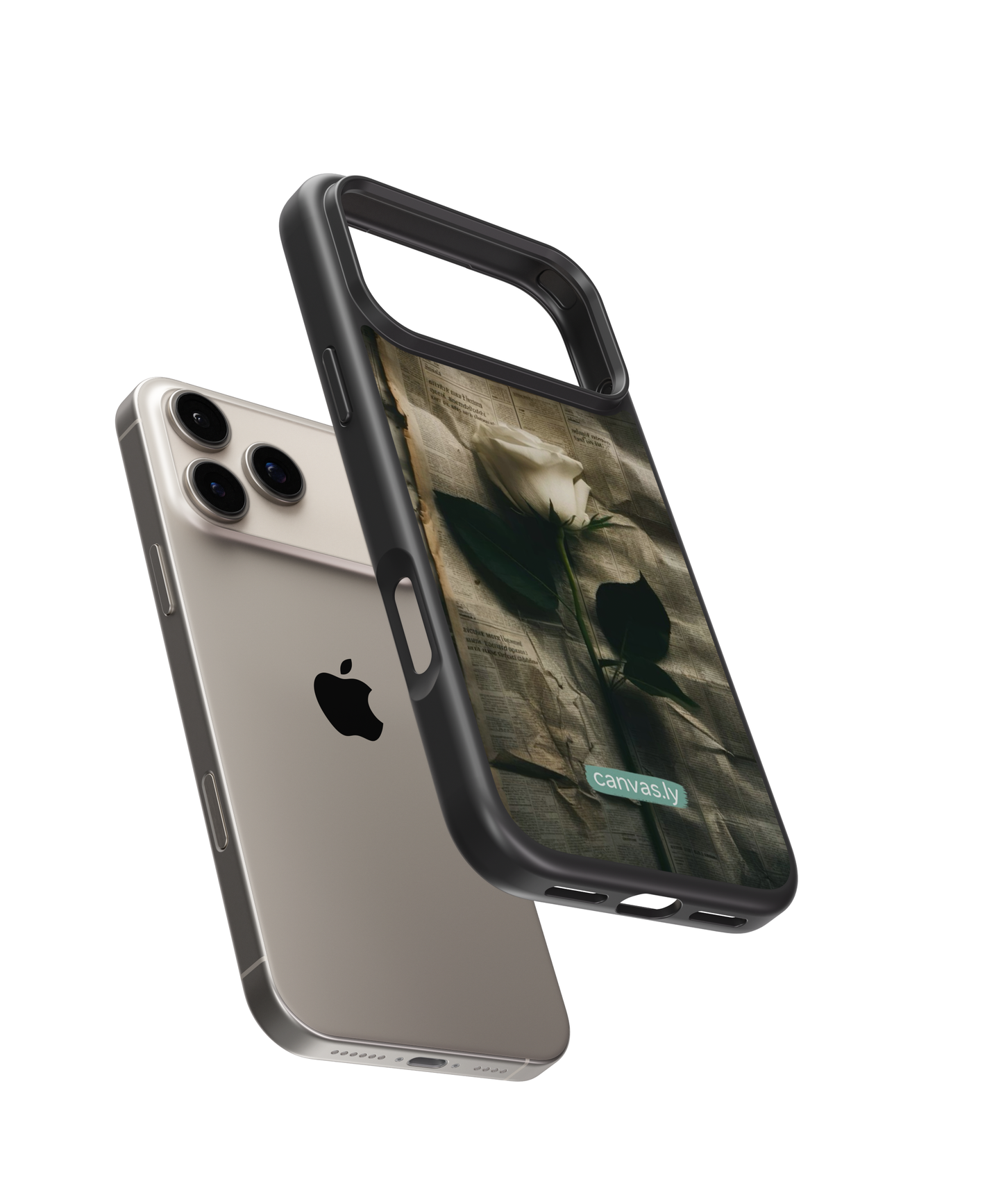 Canvasly Unbreakable Glass Case | Aesthetic Case - F012