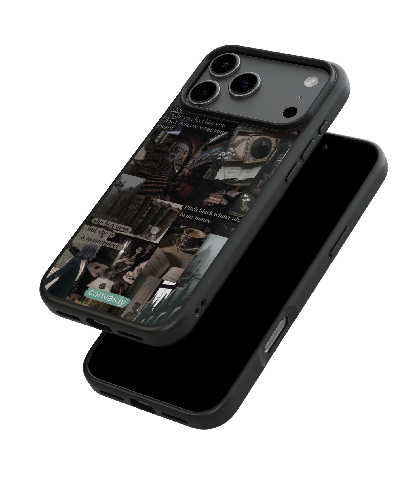 Canvasly Unbreakable Glass Case | Aesthetic Case - F013