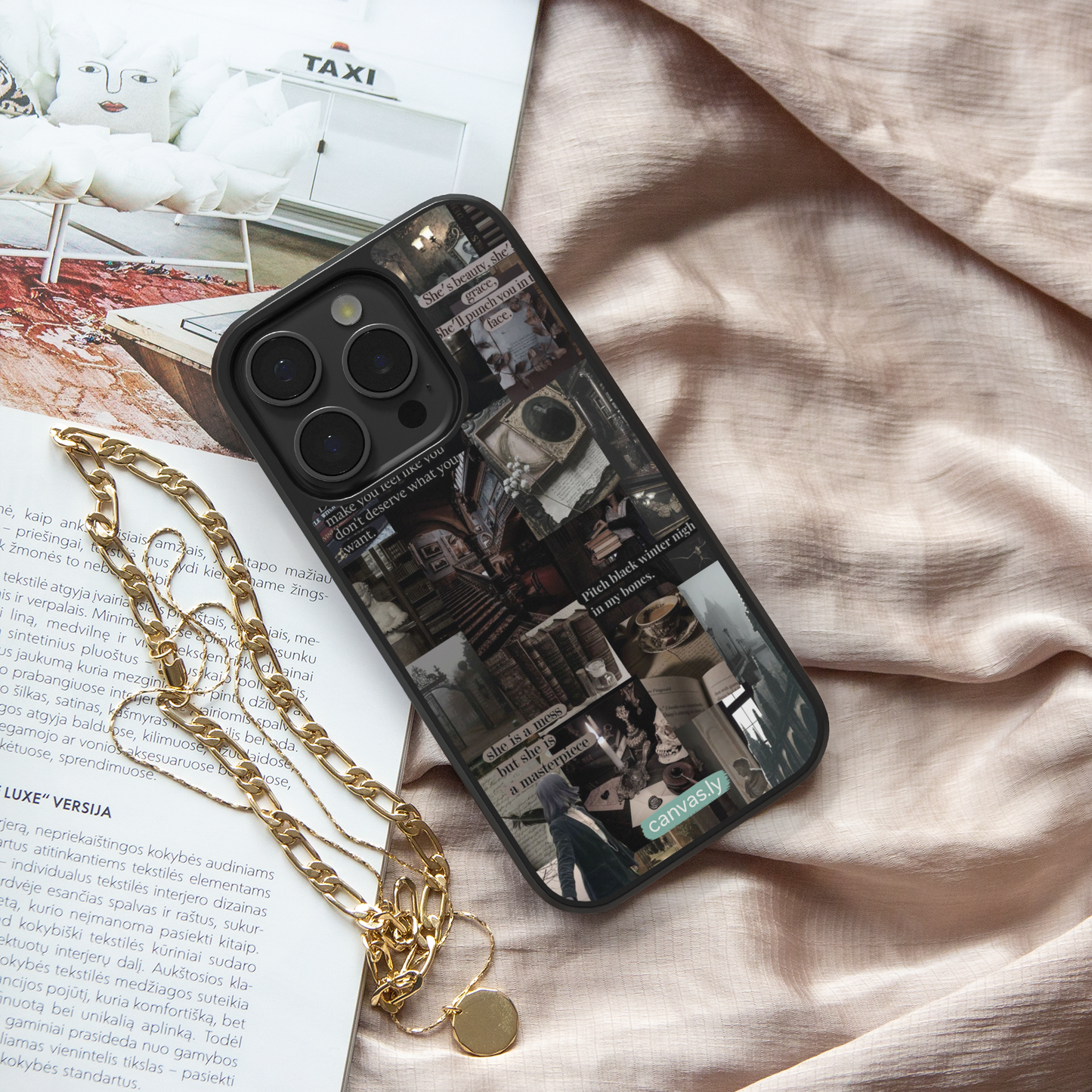 Canvasly Unbreakable Glass Case | Aesthetic Case - F013