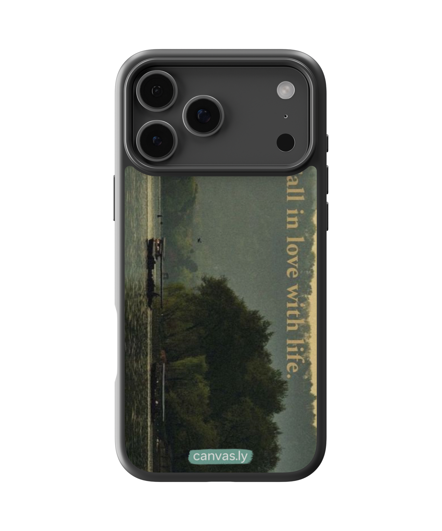 Canvasly Unbreakable Glass Case | Aesthetic Case - F010