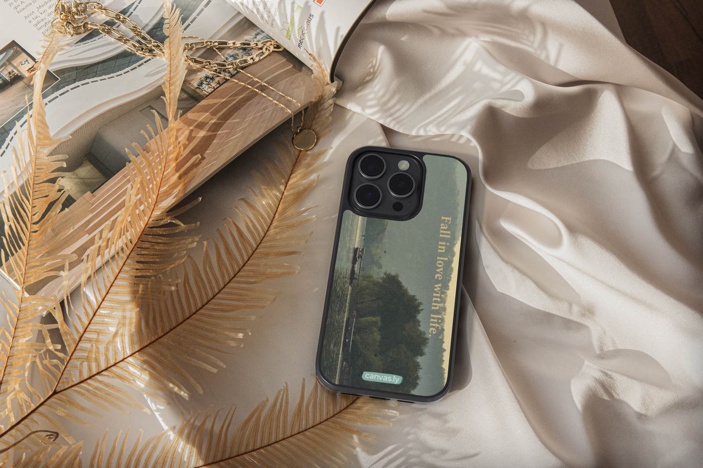 Canvasly Unbreakable Glass Case | Aesthetic Case - F010