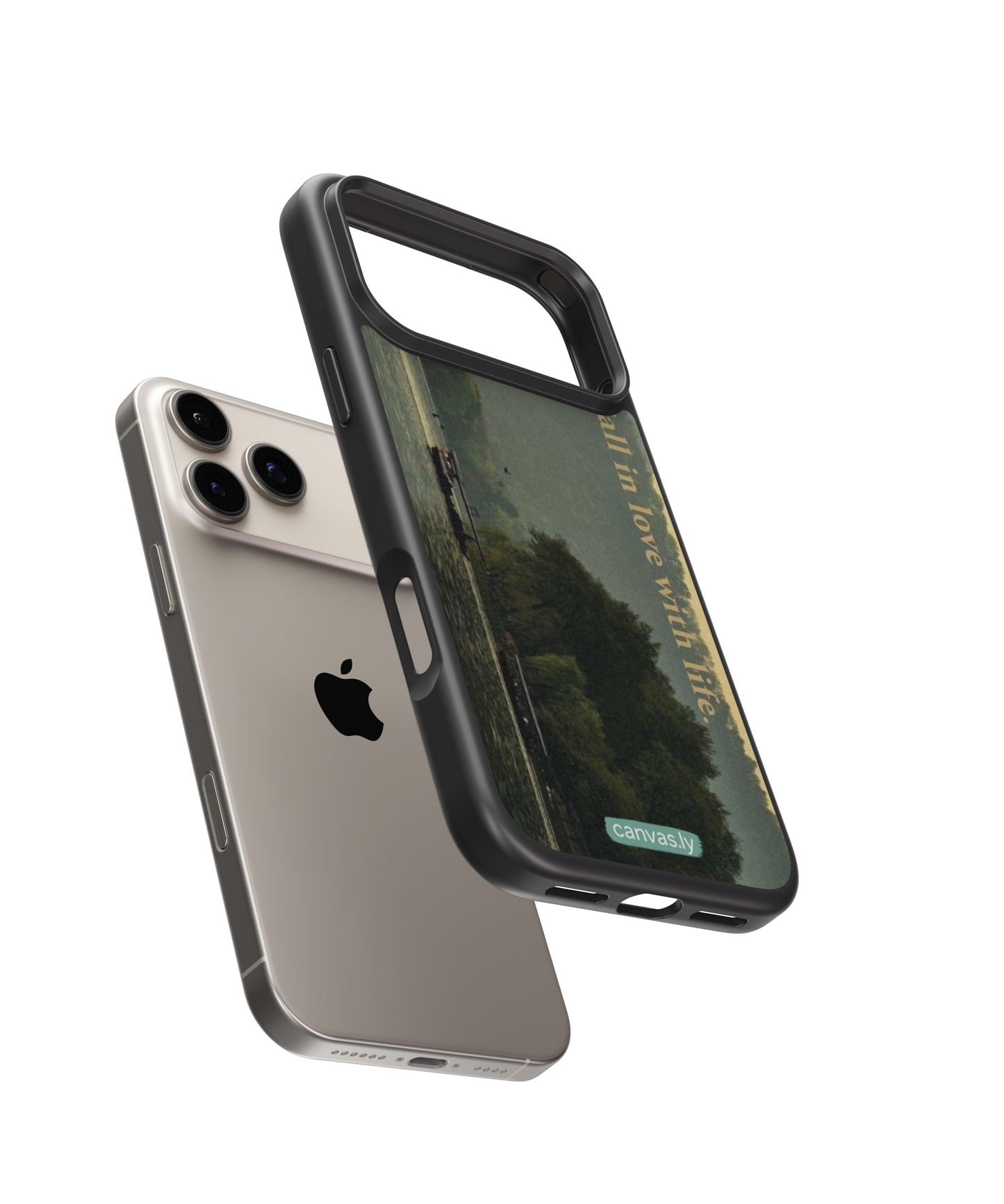 Canvasly Unbreakable Glass Case | Aesthetic Case - F010