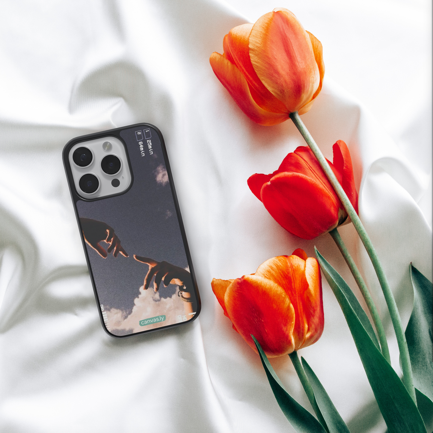 Canvasly Unbreakable Glass Case | Aesthetic Case - F011