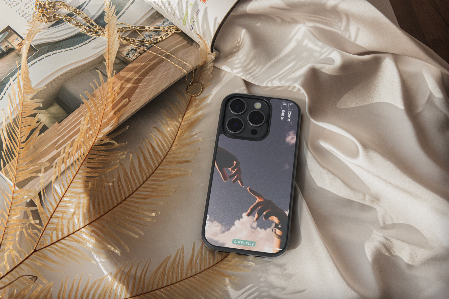 Canvasly Unbreakable Glass Case | Aesthetic Case - F011