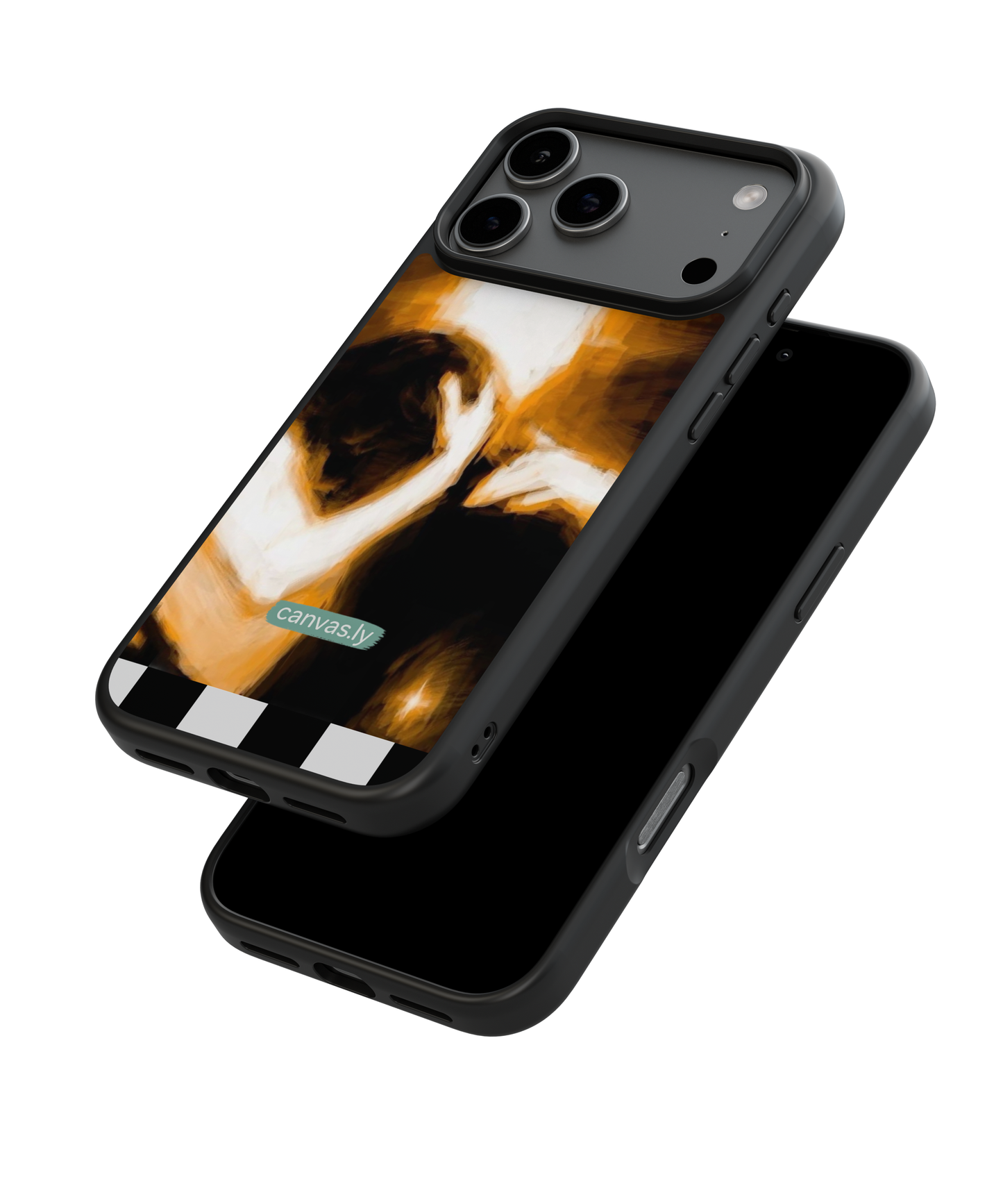 Canvasly Unbreakable Glass Case | Aesthetic Case - F014