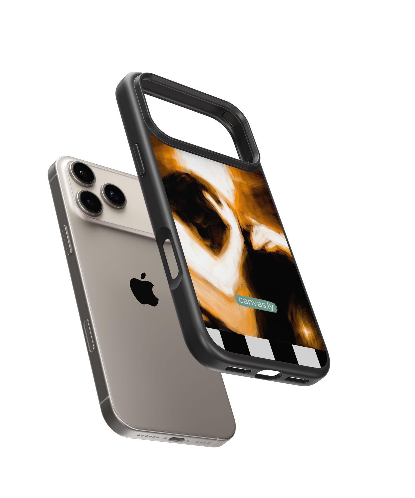 Canvasly Unbreakable Glass Case | Aesthetic Case - F014