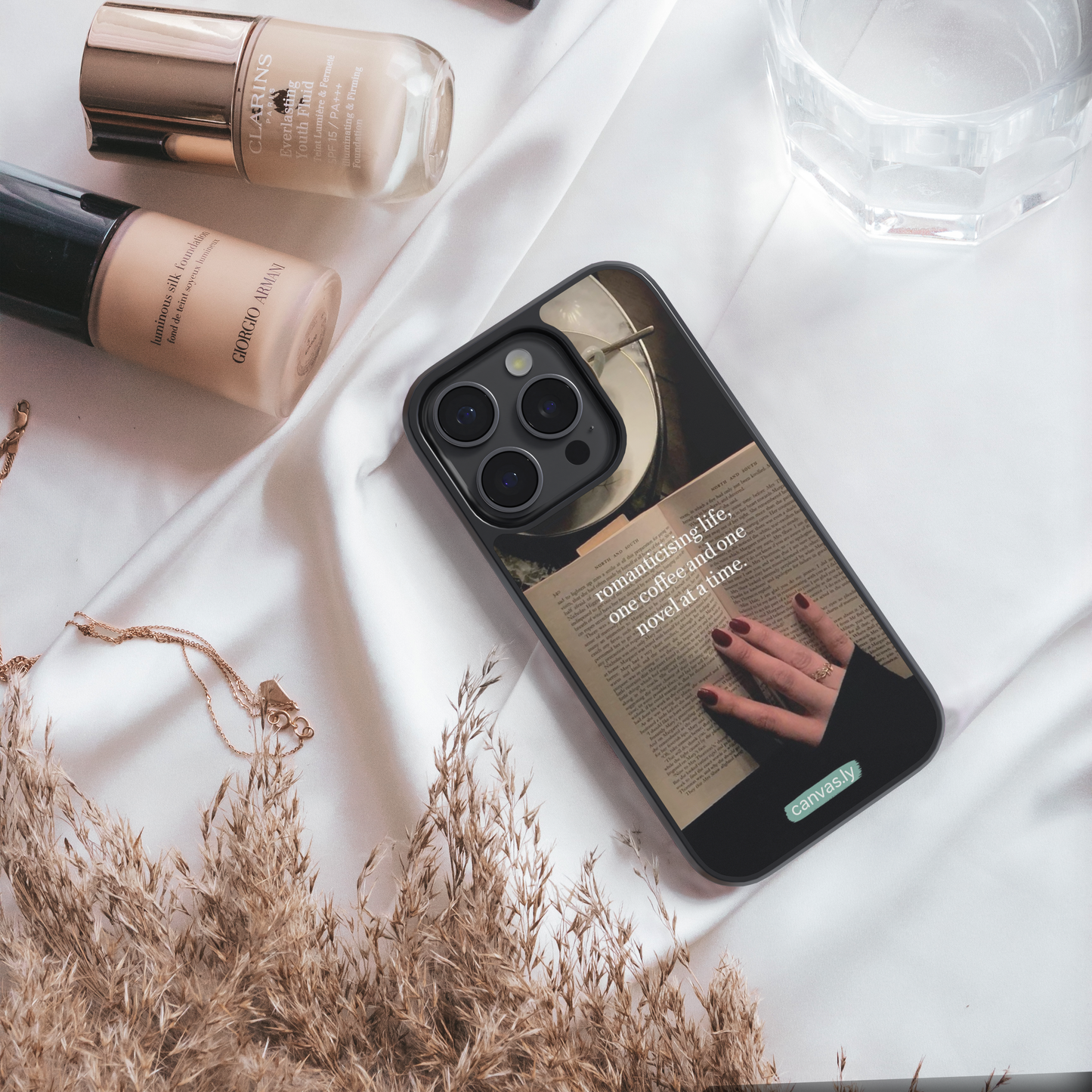 Canvasly Unbreakable Glass Case | Aesthetic Case - F016