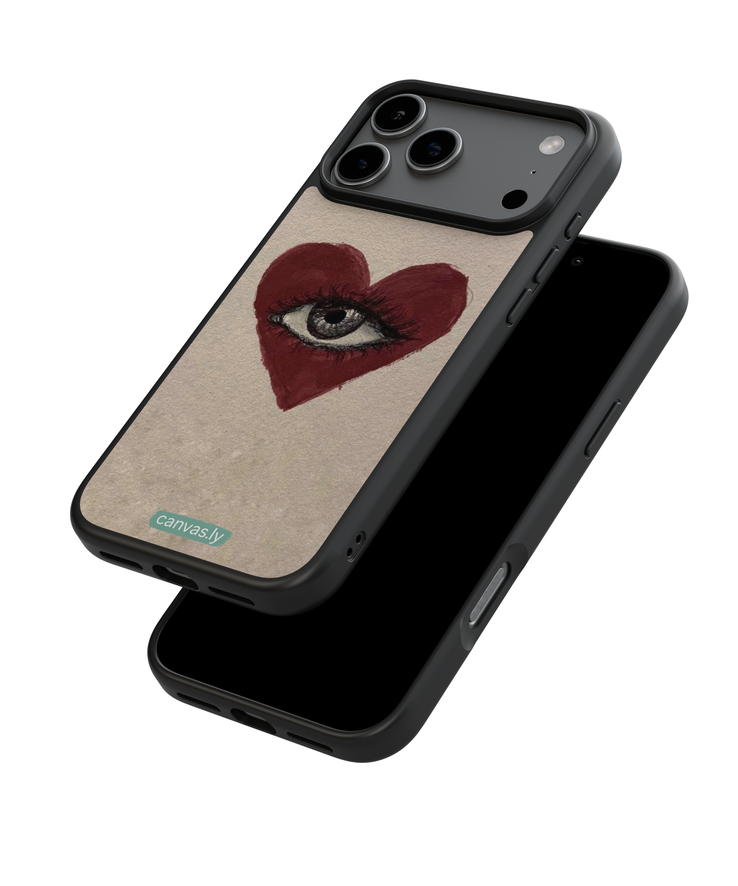 Canvasly Unbreakable Glass Case | Aesthetic Case - F019