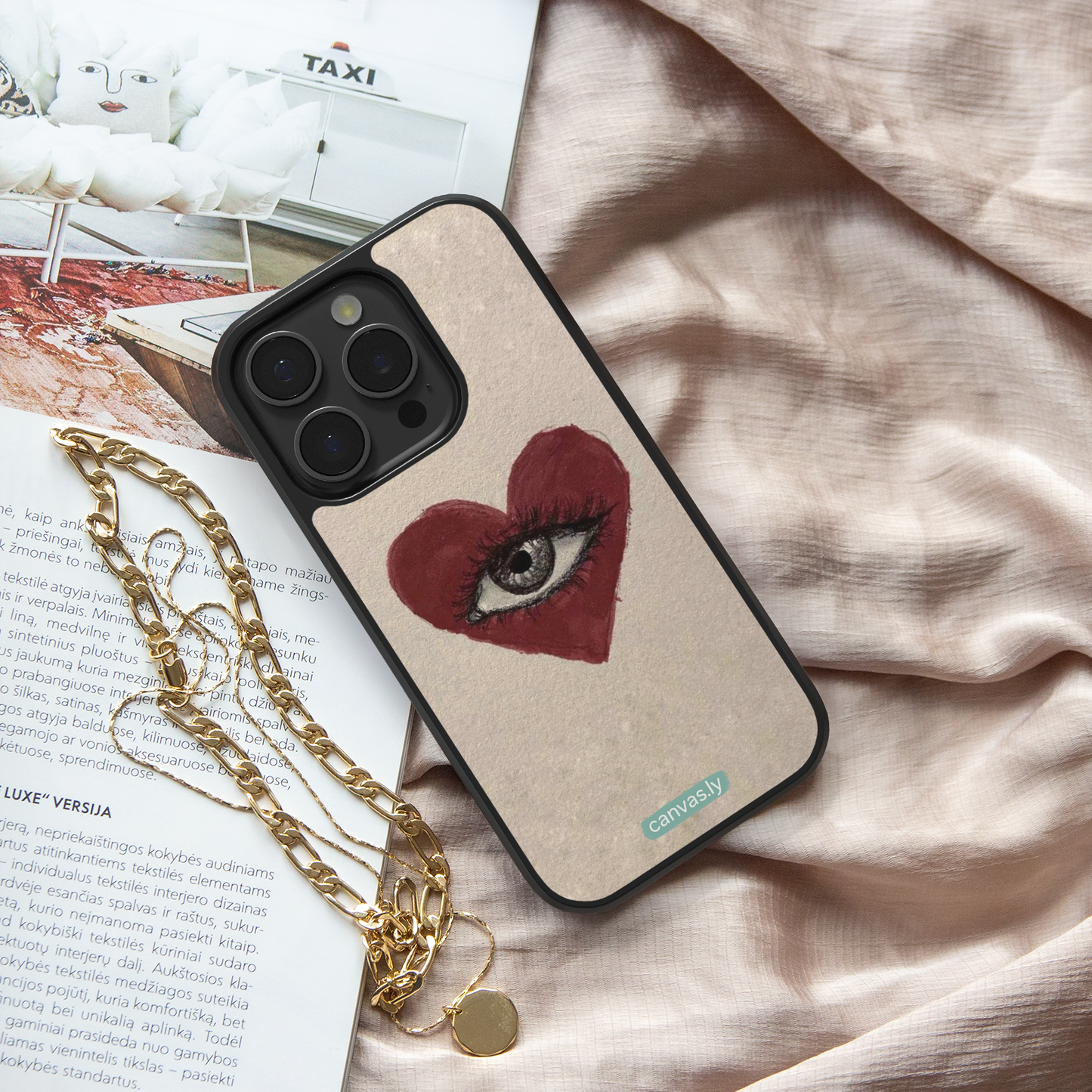 Canvasly Unbreakable Glass Case | Aesthetic Case - F019