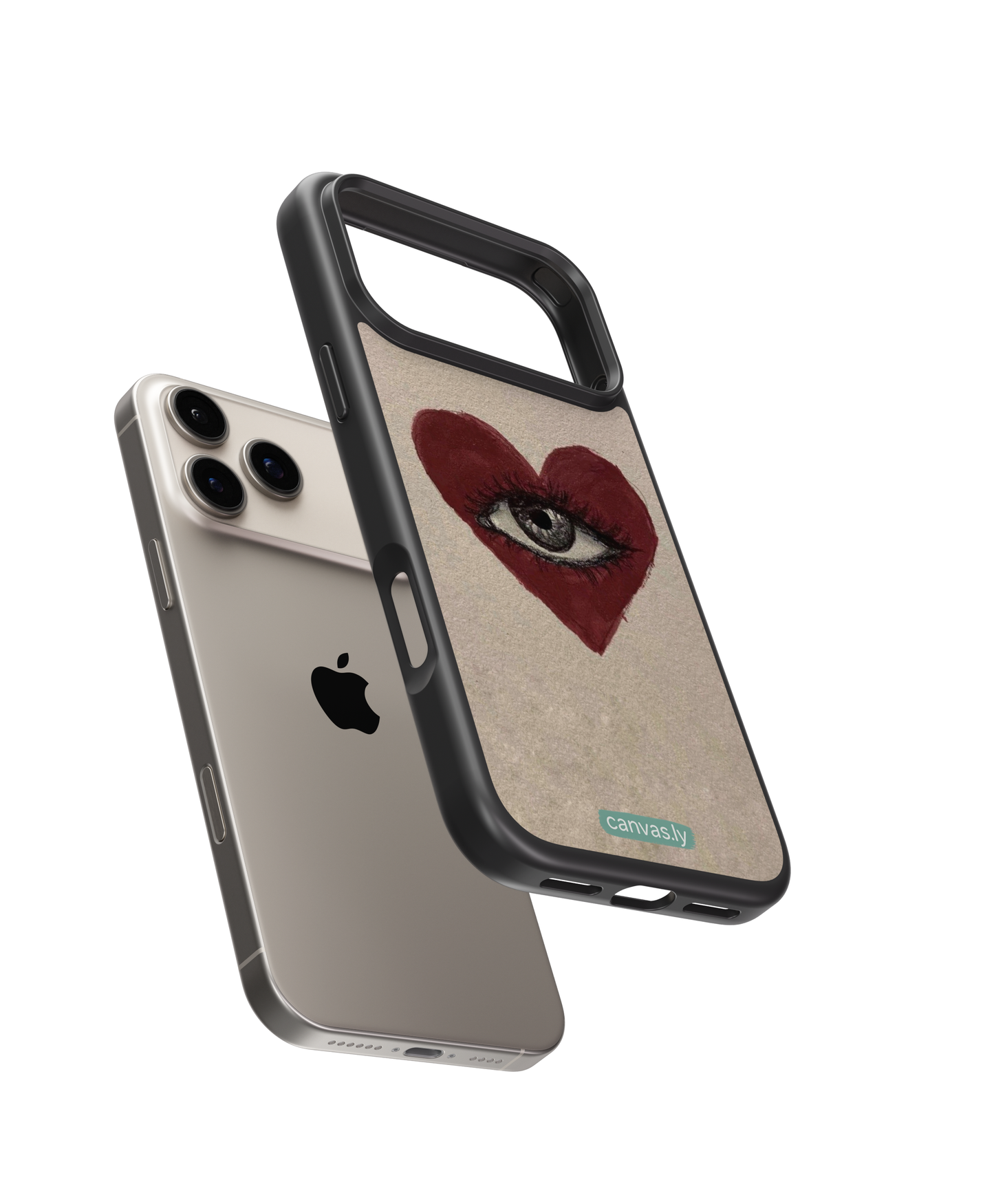 Canvasly Unbreakable Glass Case | Aesthetic Case - F019