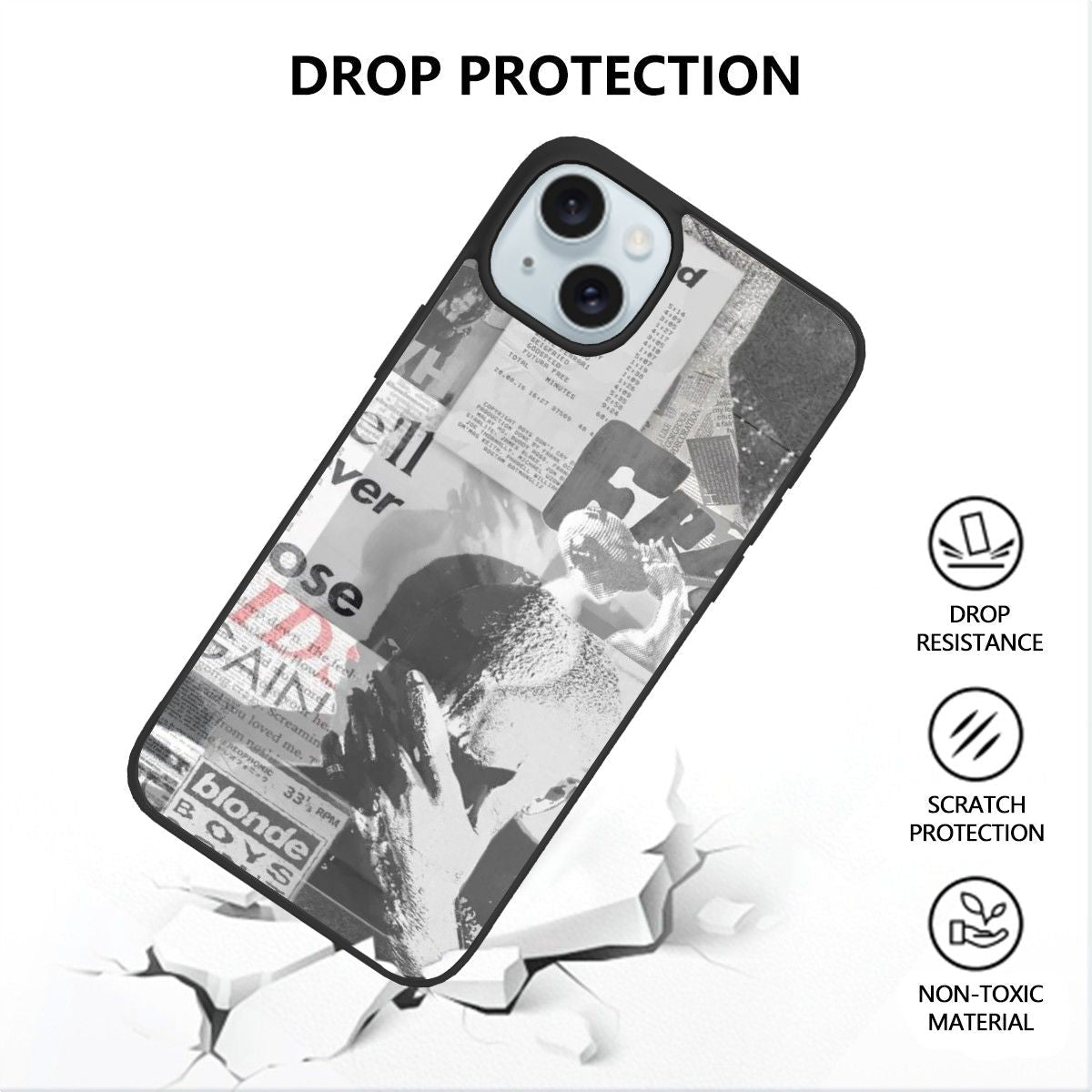 Canvasly Unbreakable Glass Case | A005 - Frank Ocean