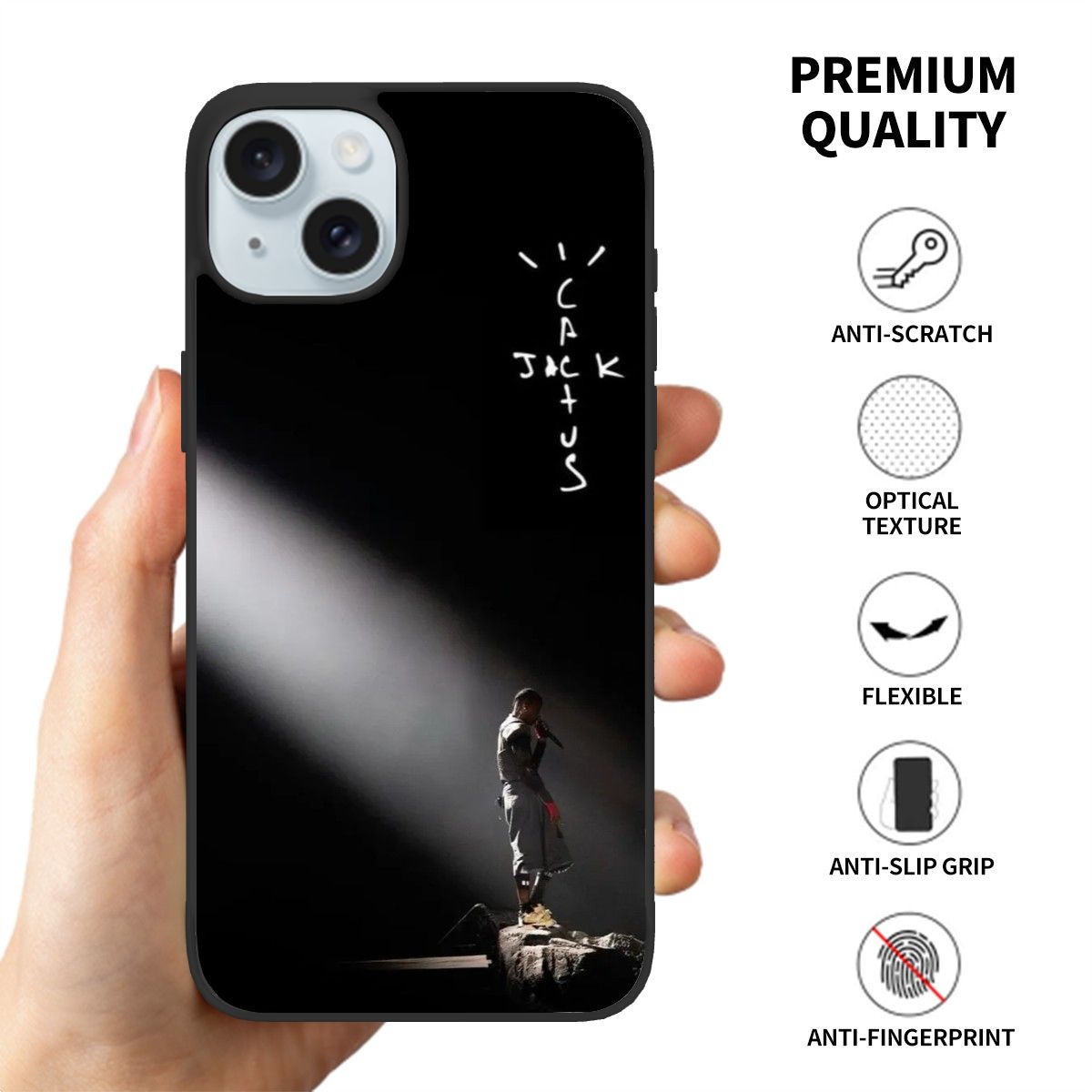 Canvasly Unbreakable Glass Case | A017 - Travis Collection