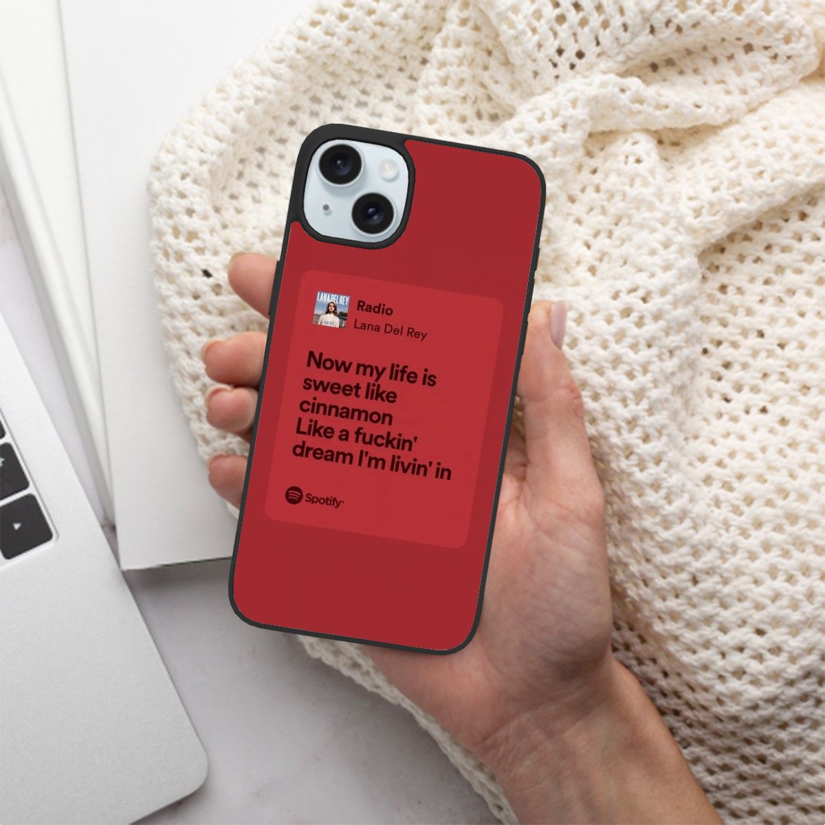 Canvasly Unbreakable Glass Case | A012 - Lana Del Rey