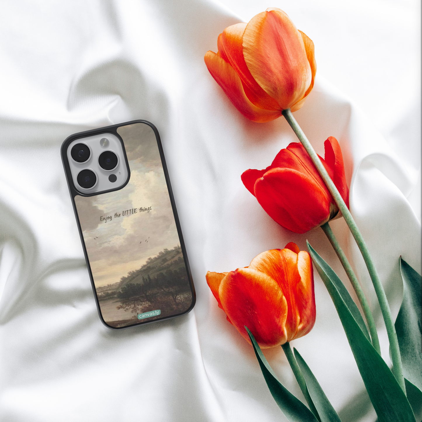 Canvasly Unbreakable Glass Case | Minimal Core Case - M008