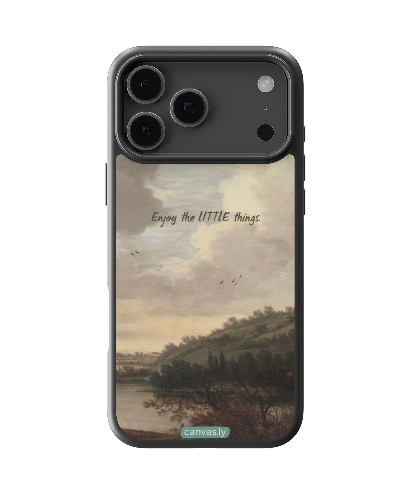 Canvasly Unbreakable Glass Case | Minimal Core Case - M008