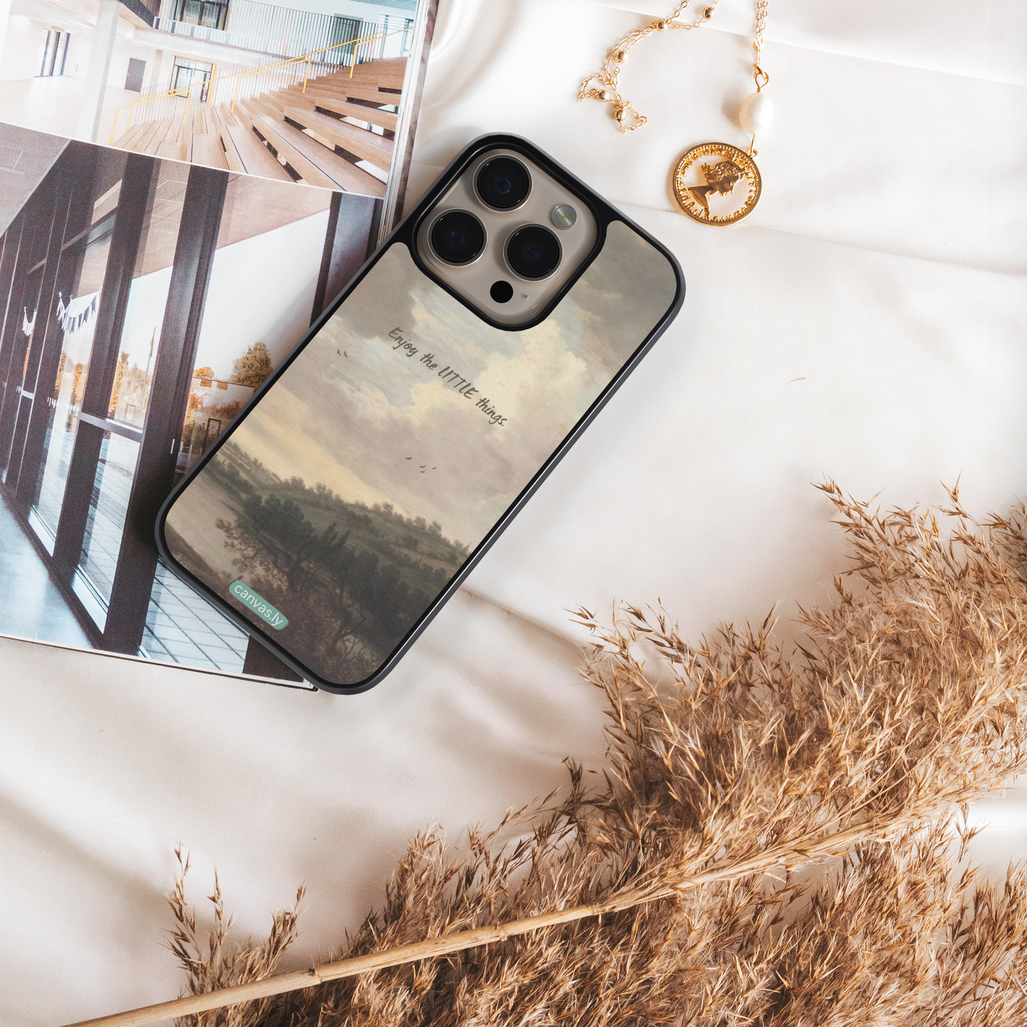 Canvasly Unbreakable Glass Case | Minimal Core Case - M008
