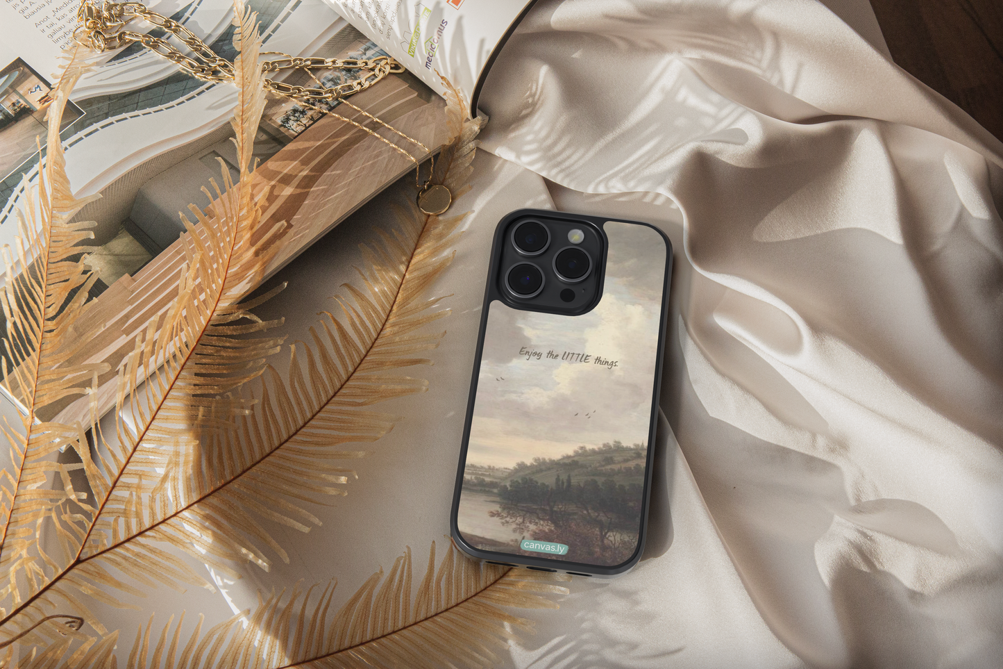 Canvasly Unbreakable Glass Case | Minimal Core Case - M008