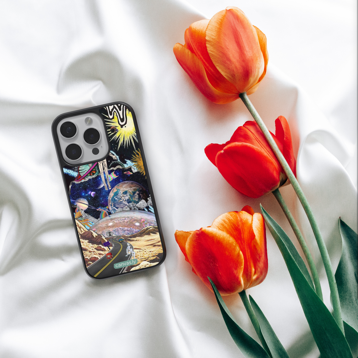 Canvasly Unbreakable Glass Case | Aesthetic Case - F002