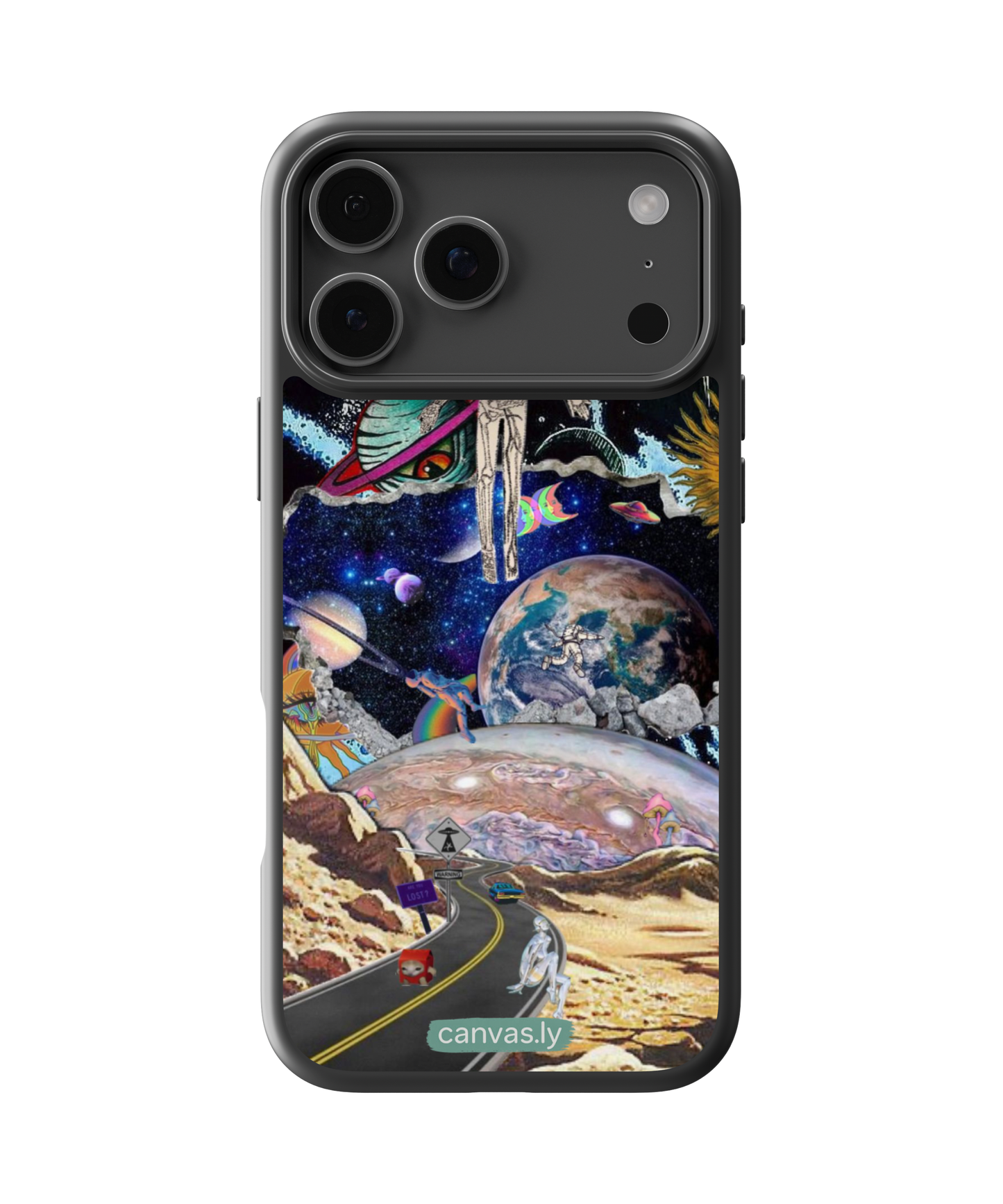 Canvasly Unbreakable Glass Case | Aesthetic Case - F002