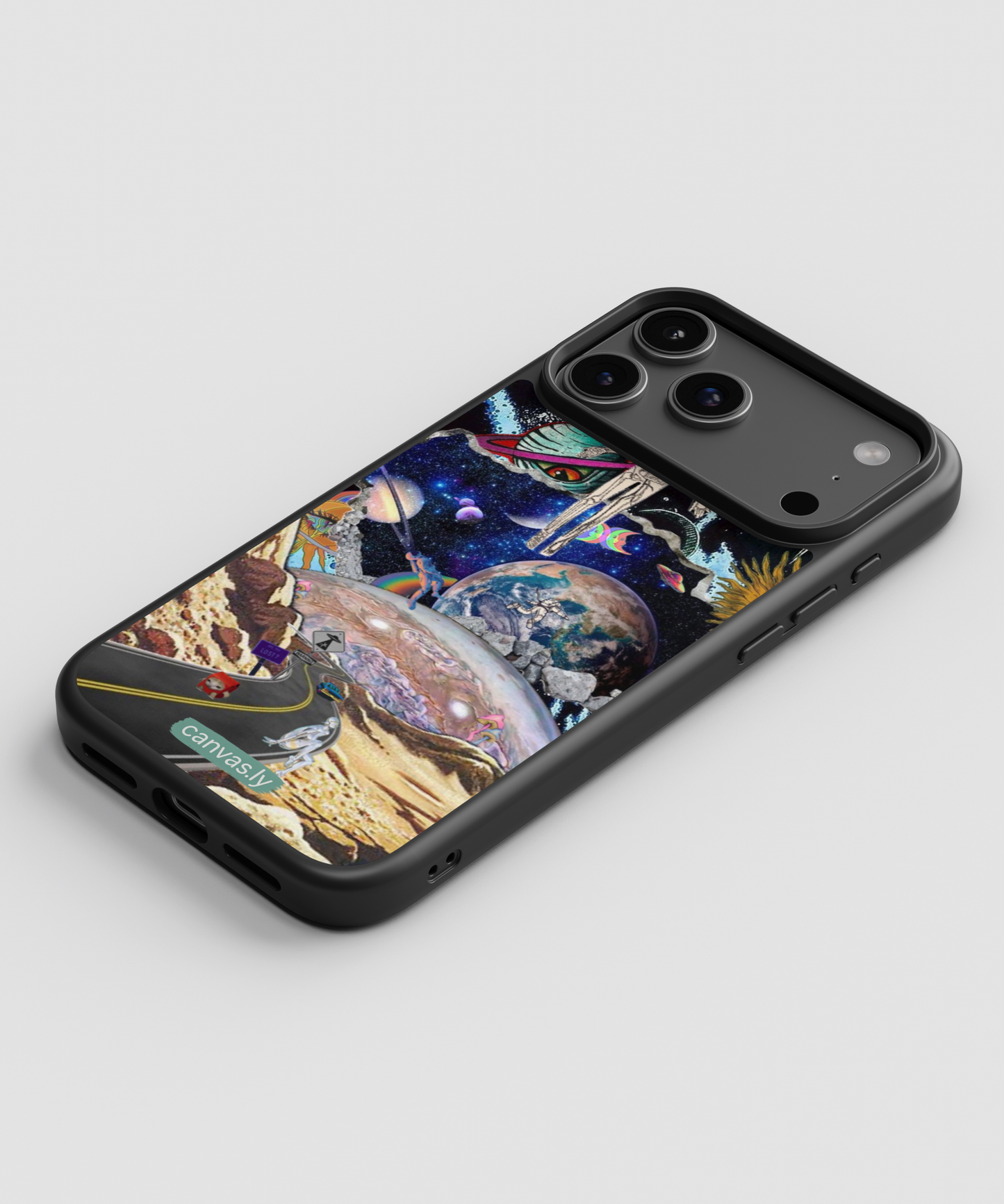 Canvasly Unbreakable Glass Case | Aesthetic Case - F002