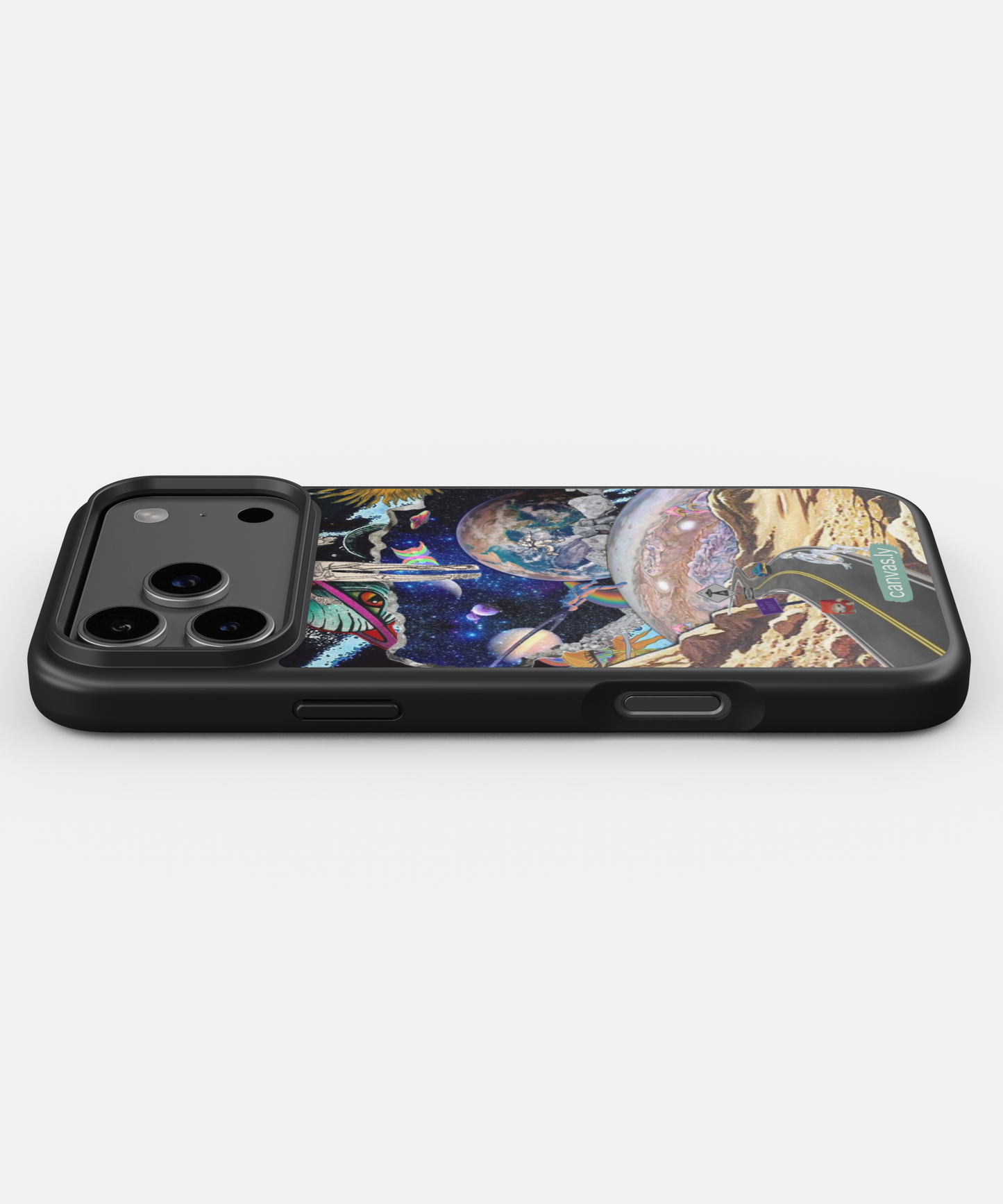 Canvasly Unbreakable Glass Case | Aesthetic Case - F002